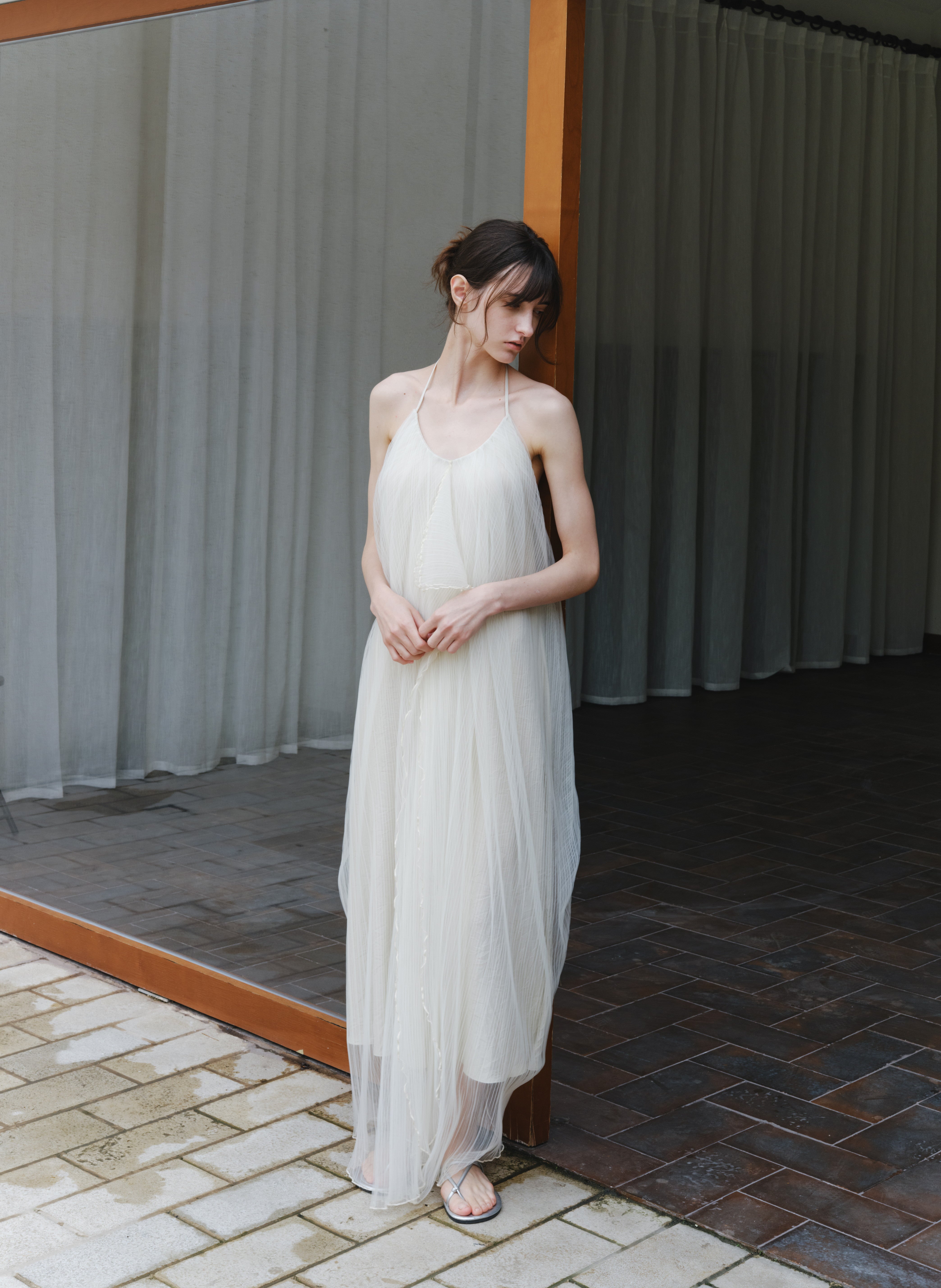 TULLE LAYERED VOLUME DRESS