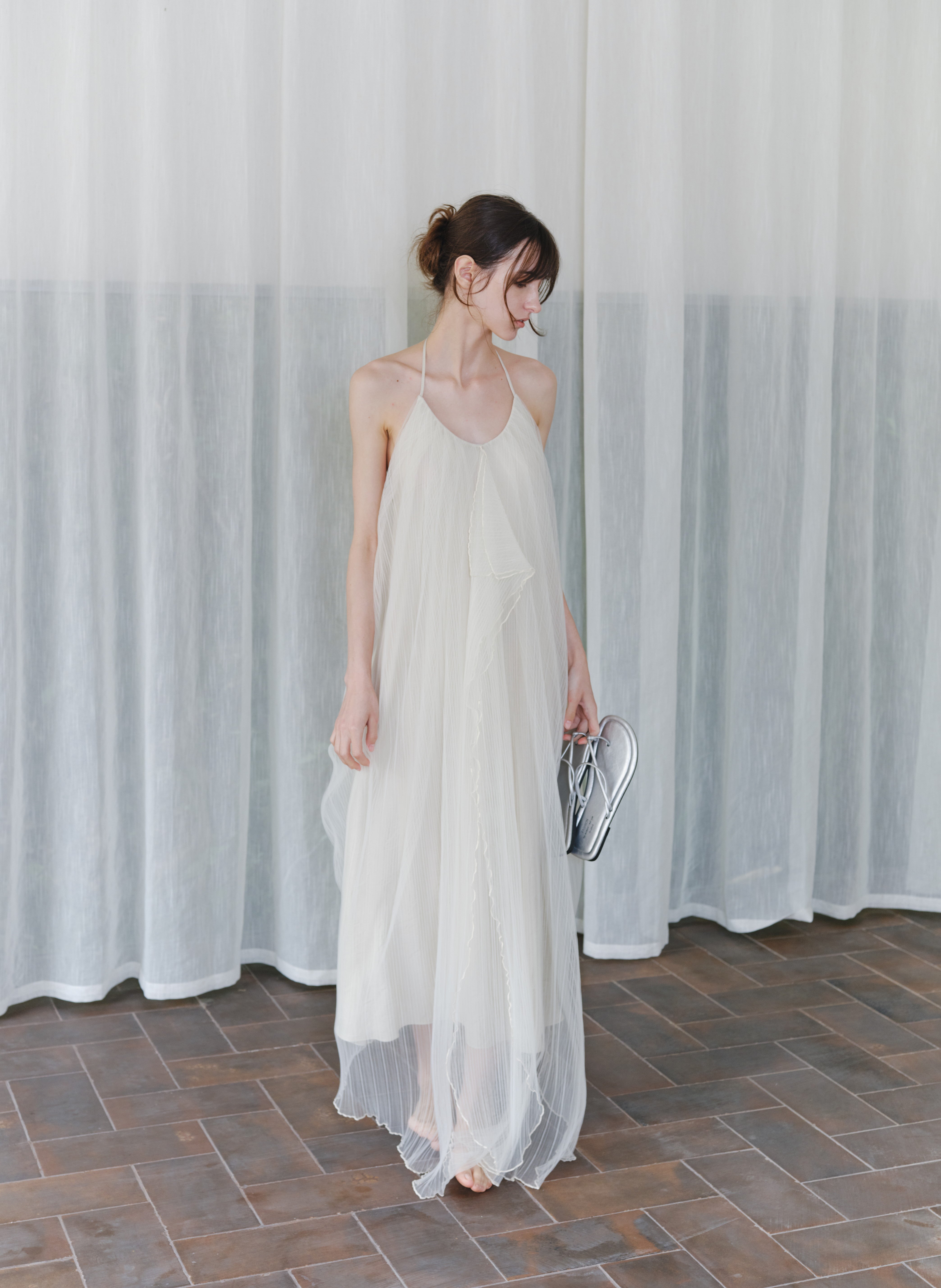 TULLE LAYERED VOLUME DRESS