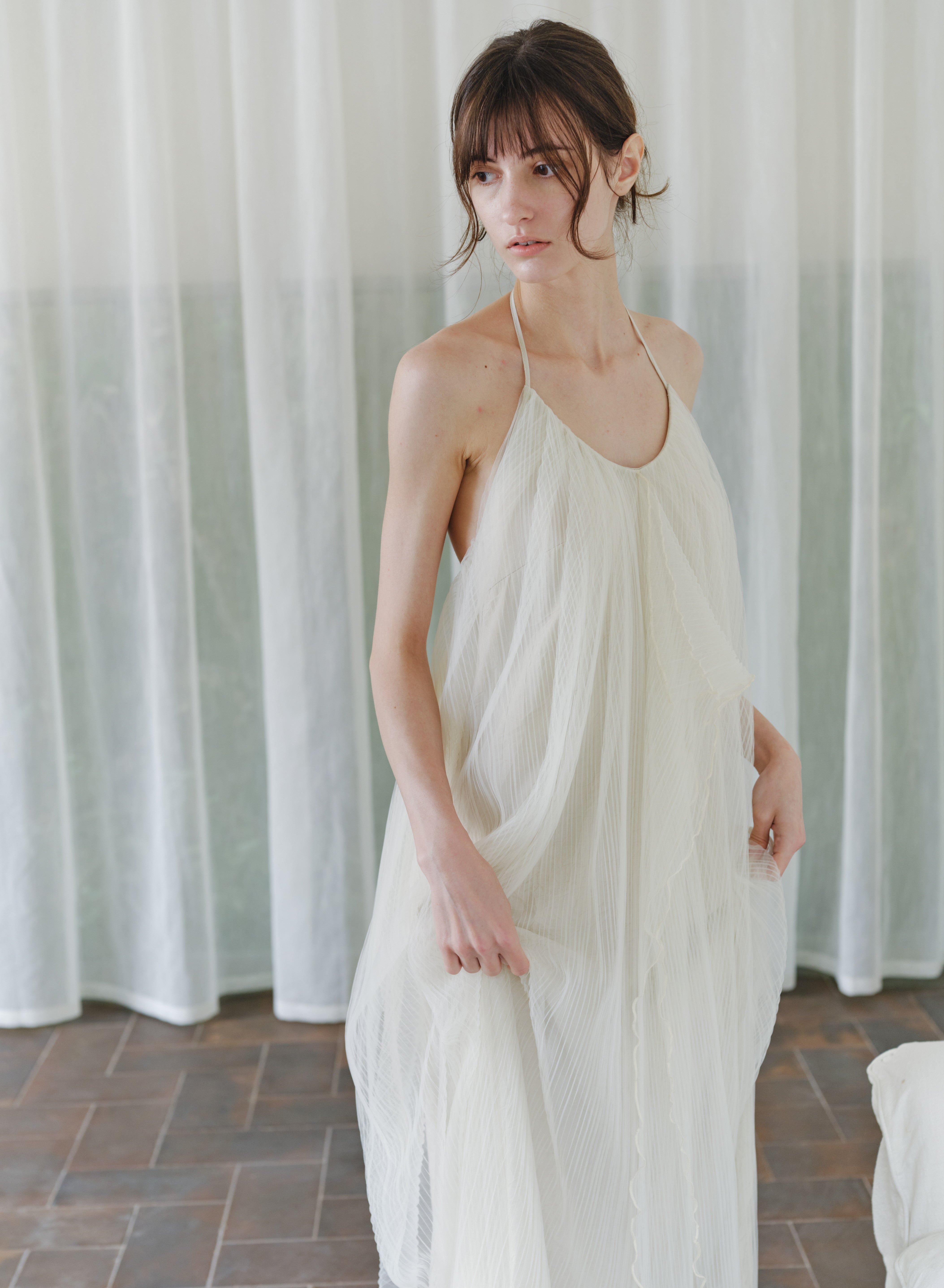 TULLE LAYERED VOLUME DRESS