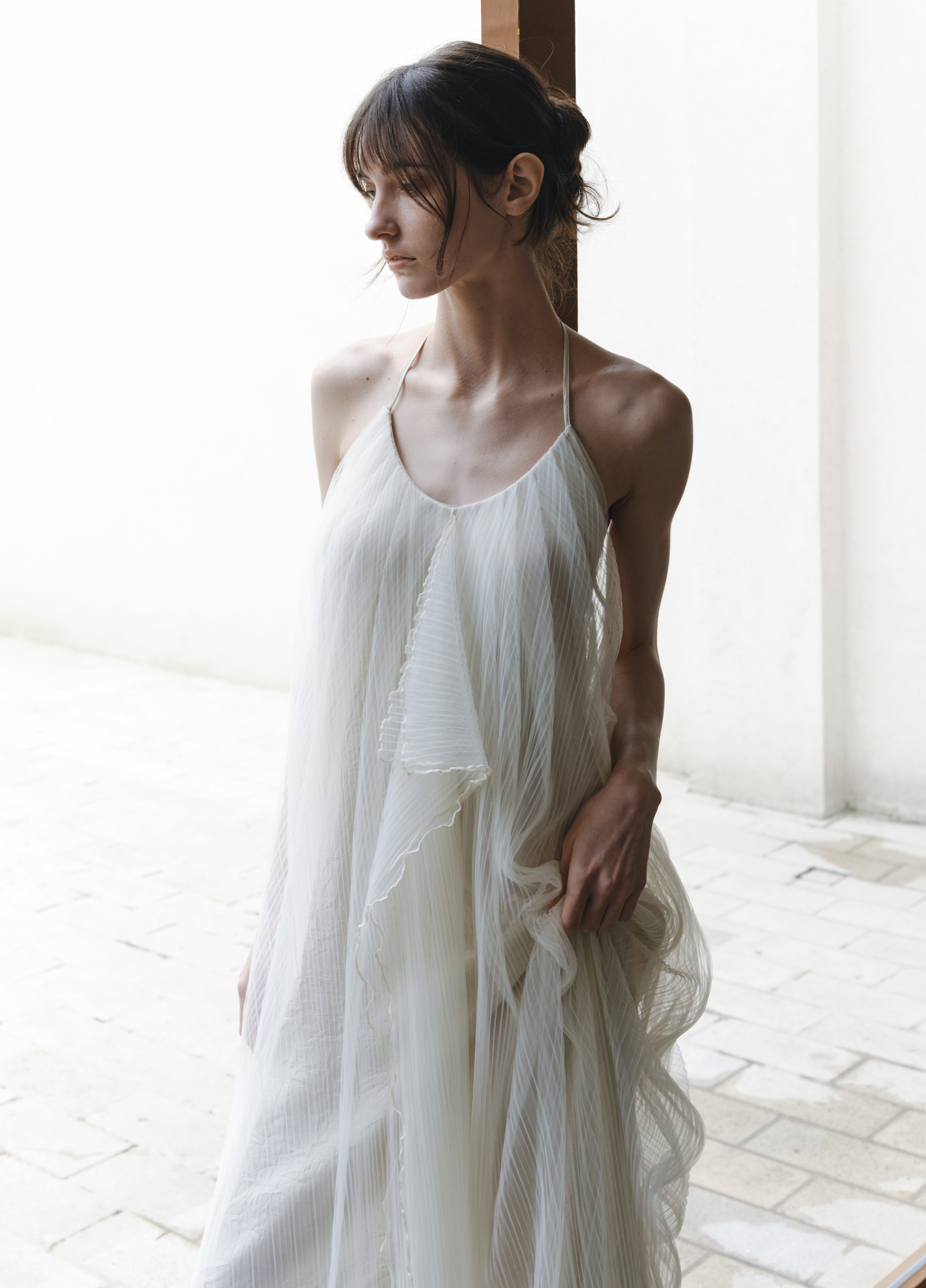 TULLE LAYERED VOLUME DRESS