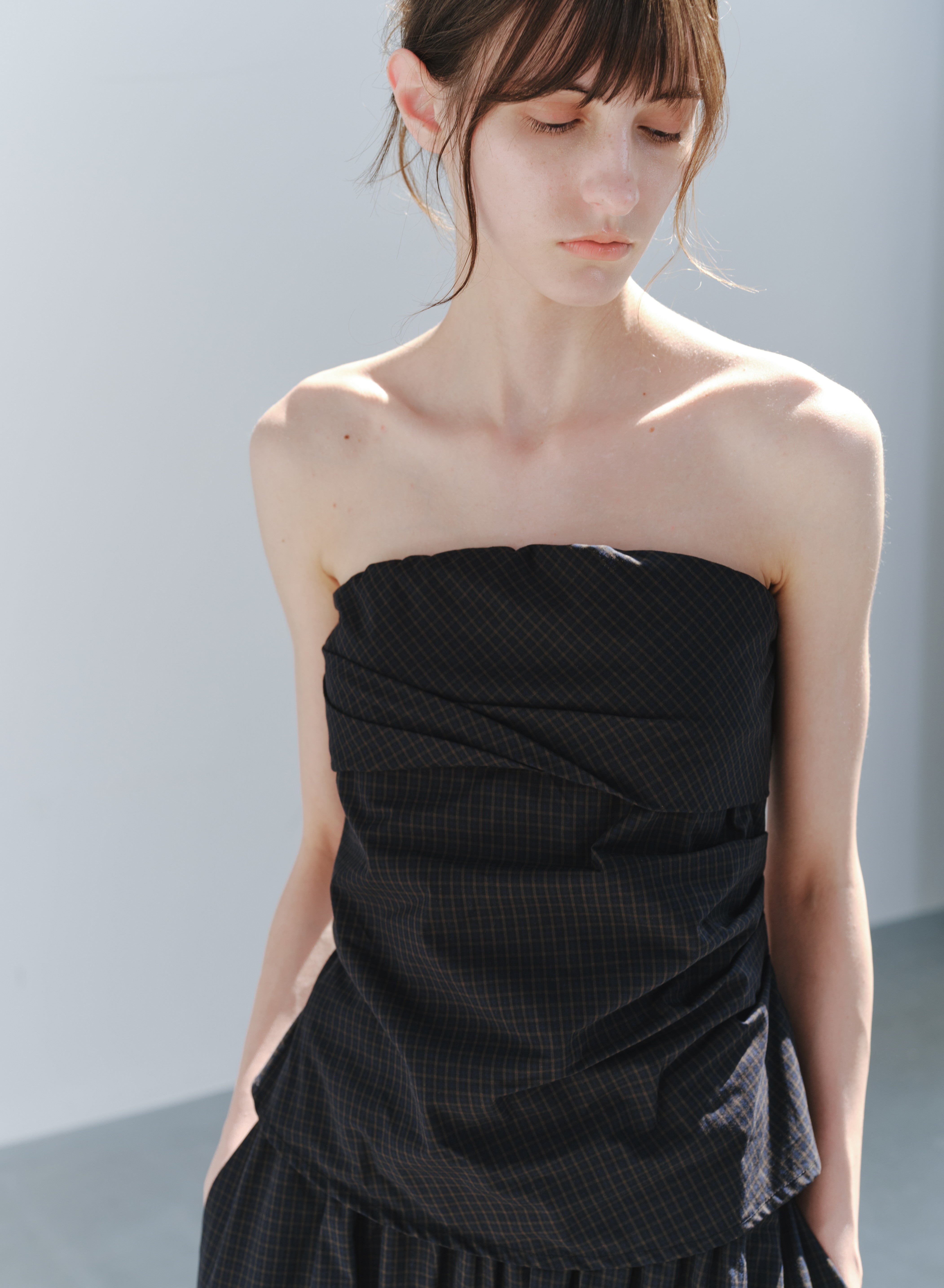 SOFT GATHER WRAP TOP