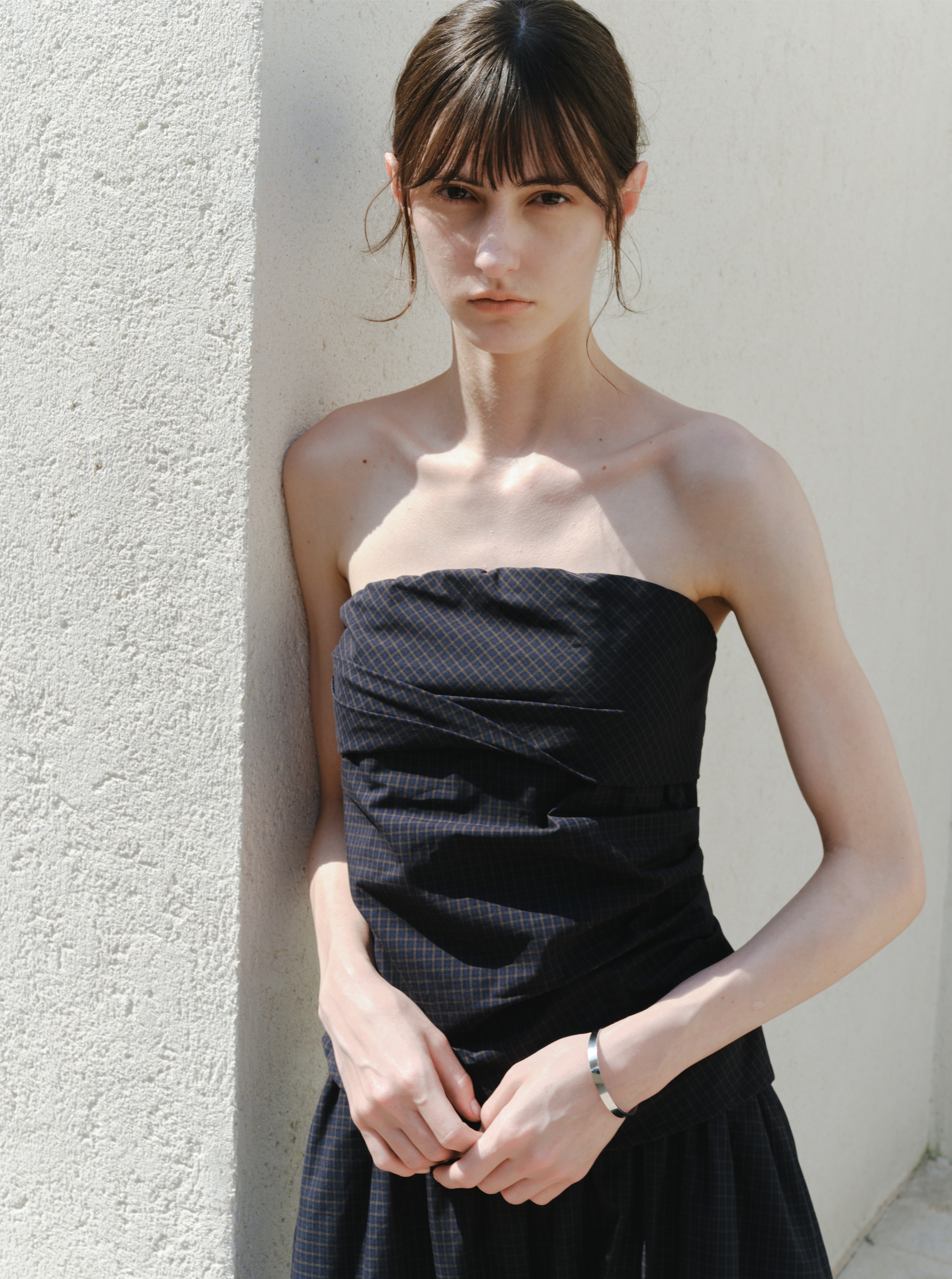 SOFT GATHER WRAP TOP