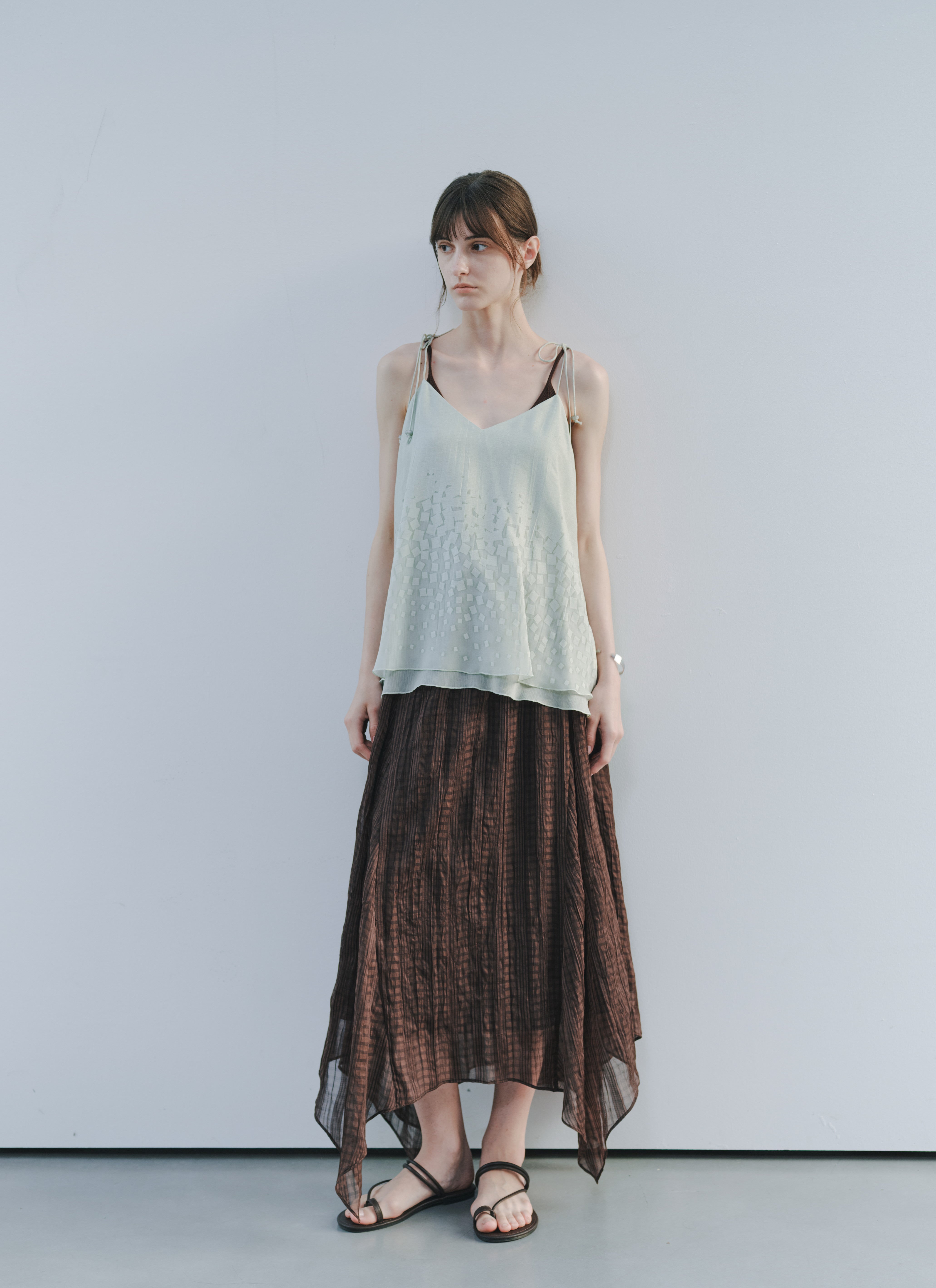 LAYERED FLARE CAMI TOP