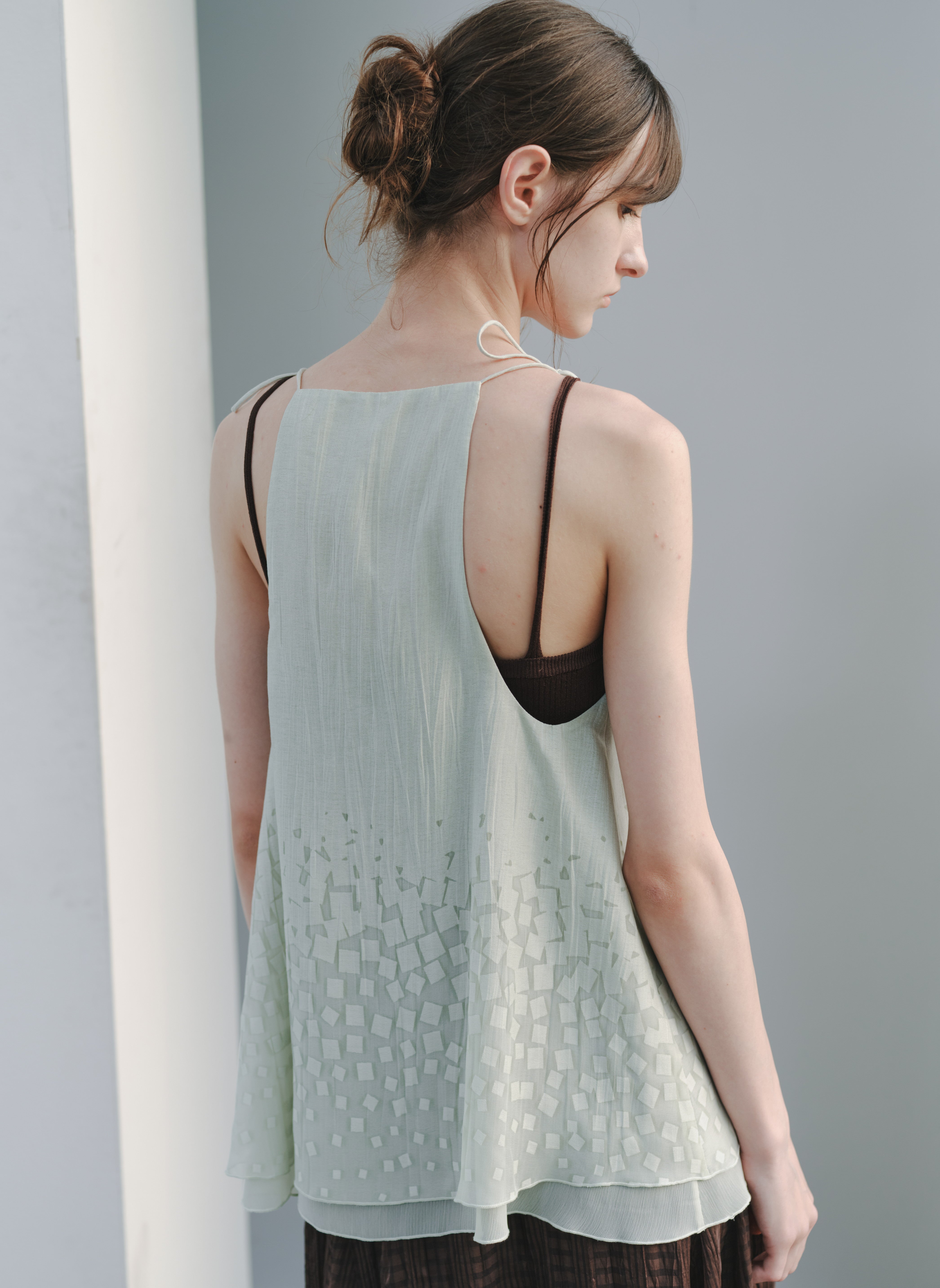 LAYERED FLARE CAMI TOP