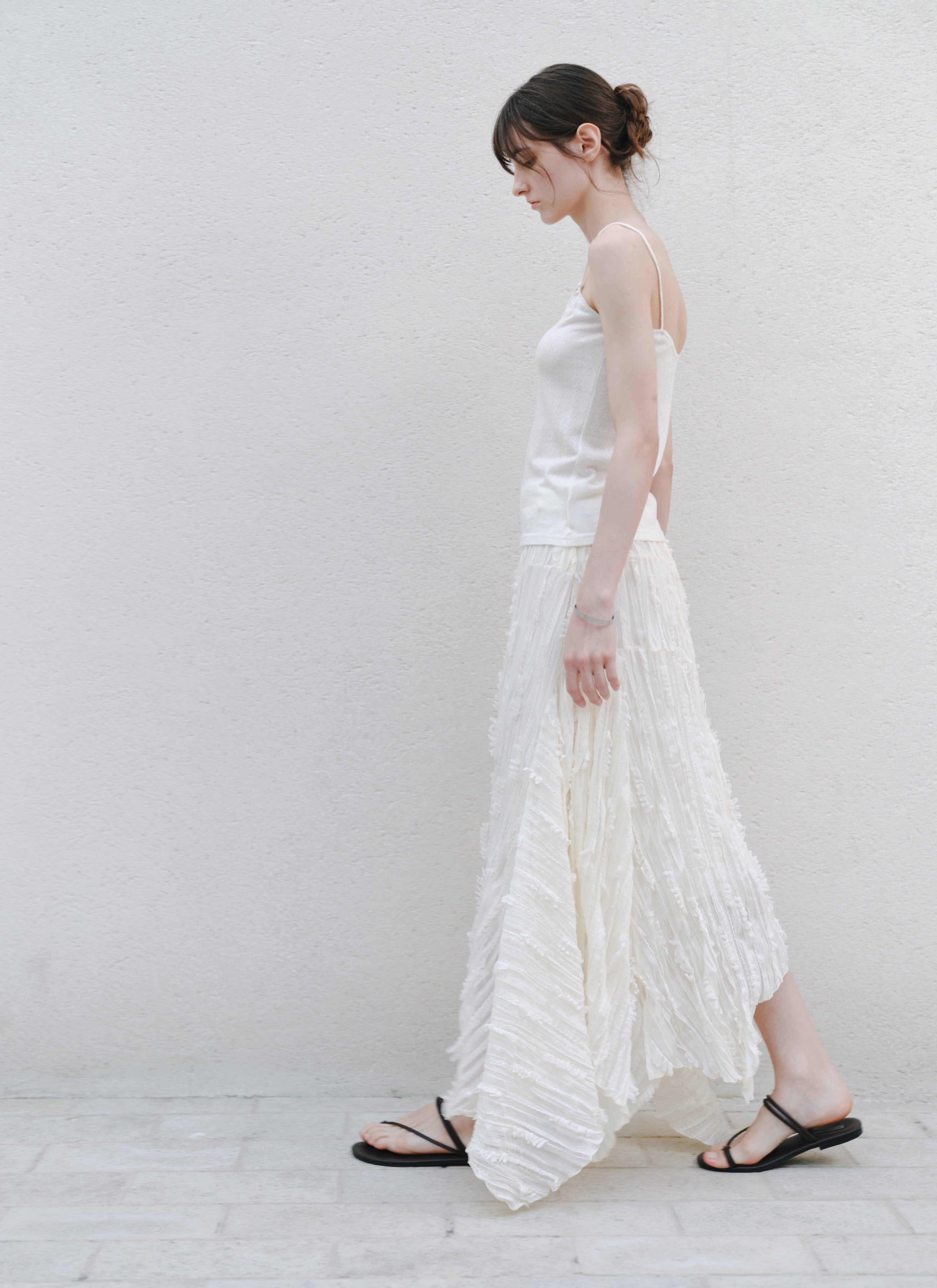 FEATHER TOUCH DESIGN SKIRT