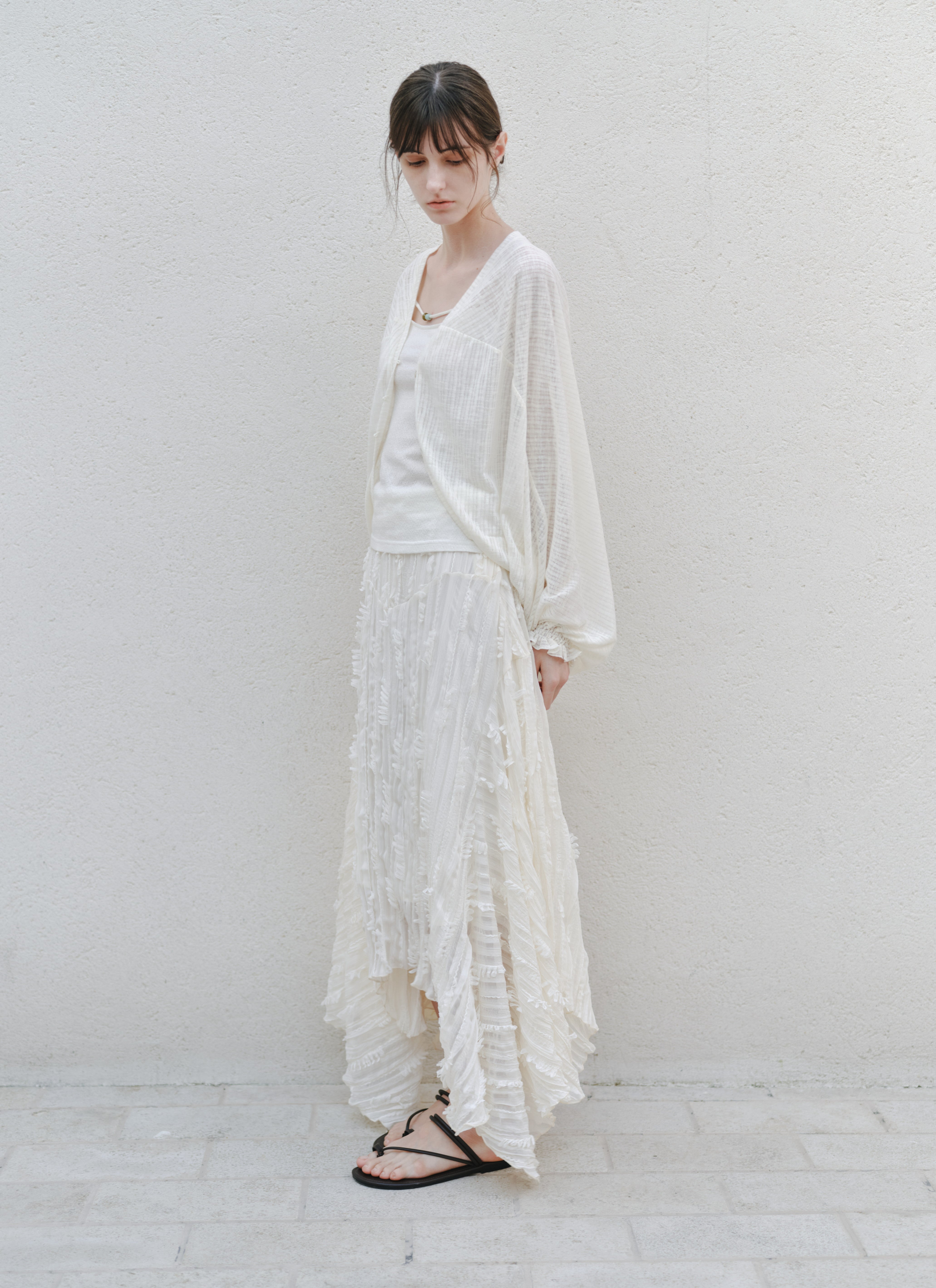 FEATHER TOUCH DESIGN SKIRT