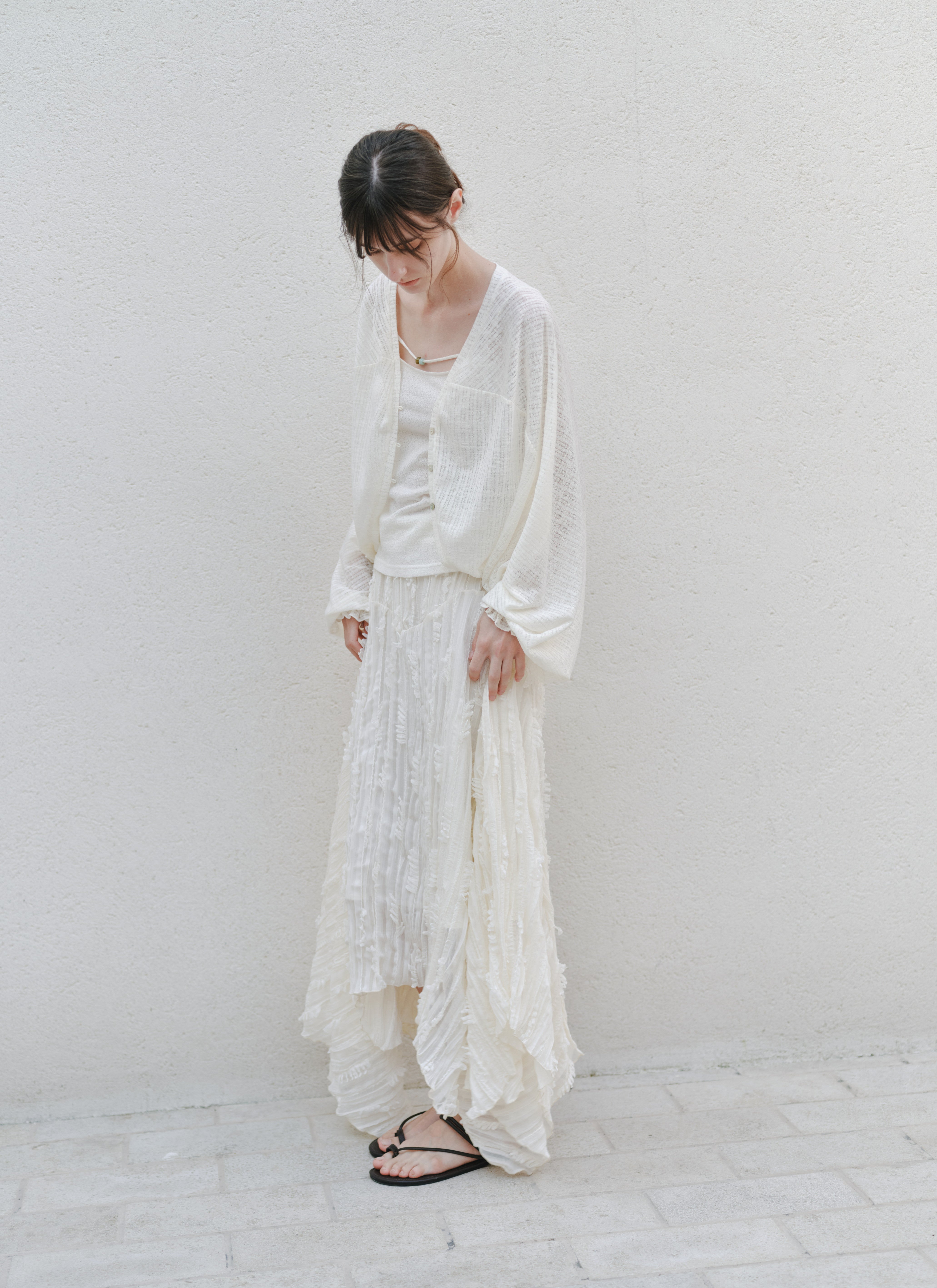 FEATHER TOUCH DESIGN SKIRT