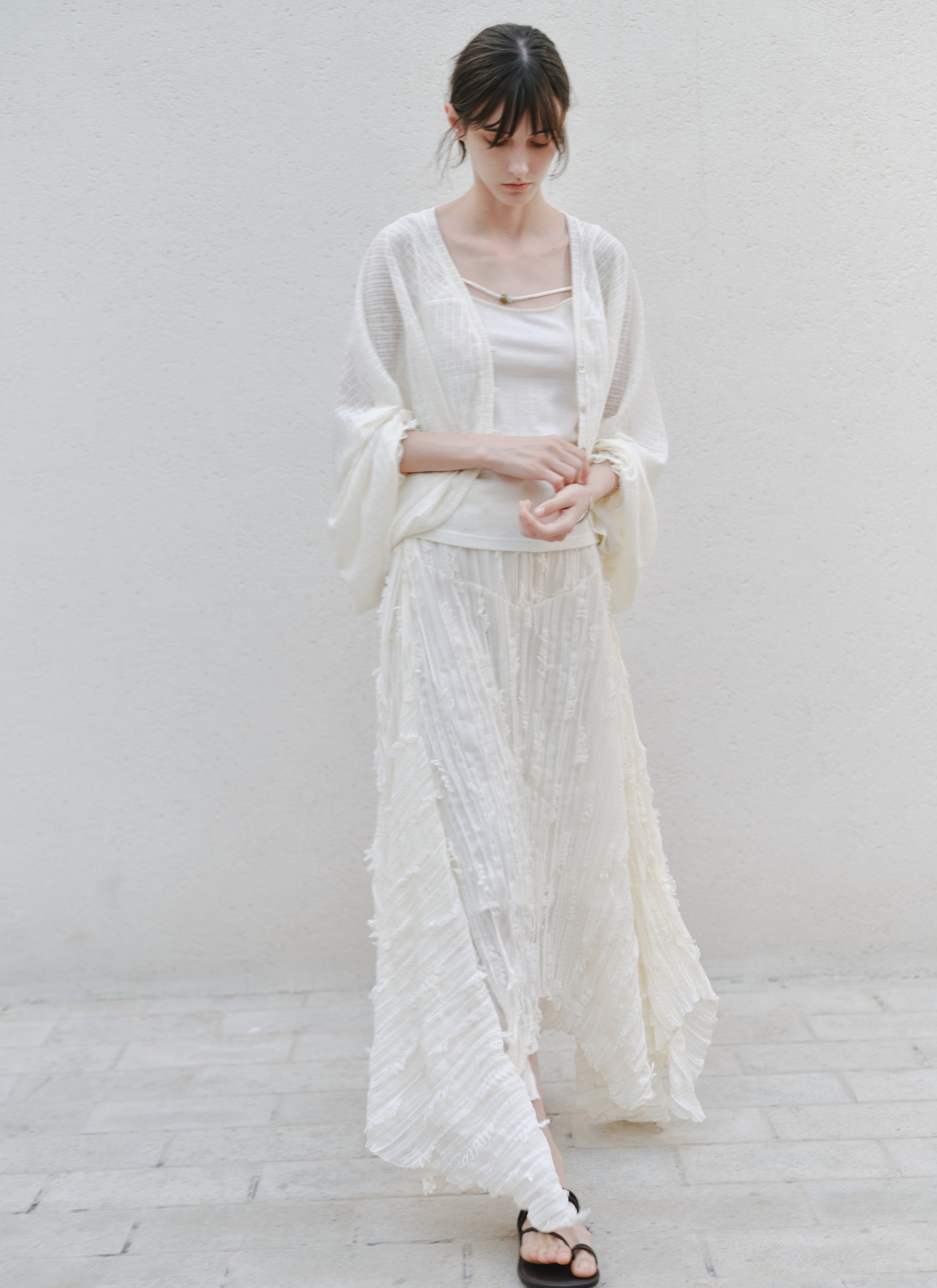 FEATHER TOUCH DESIGN SKIRT