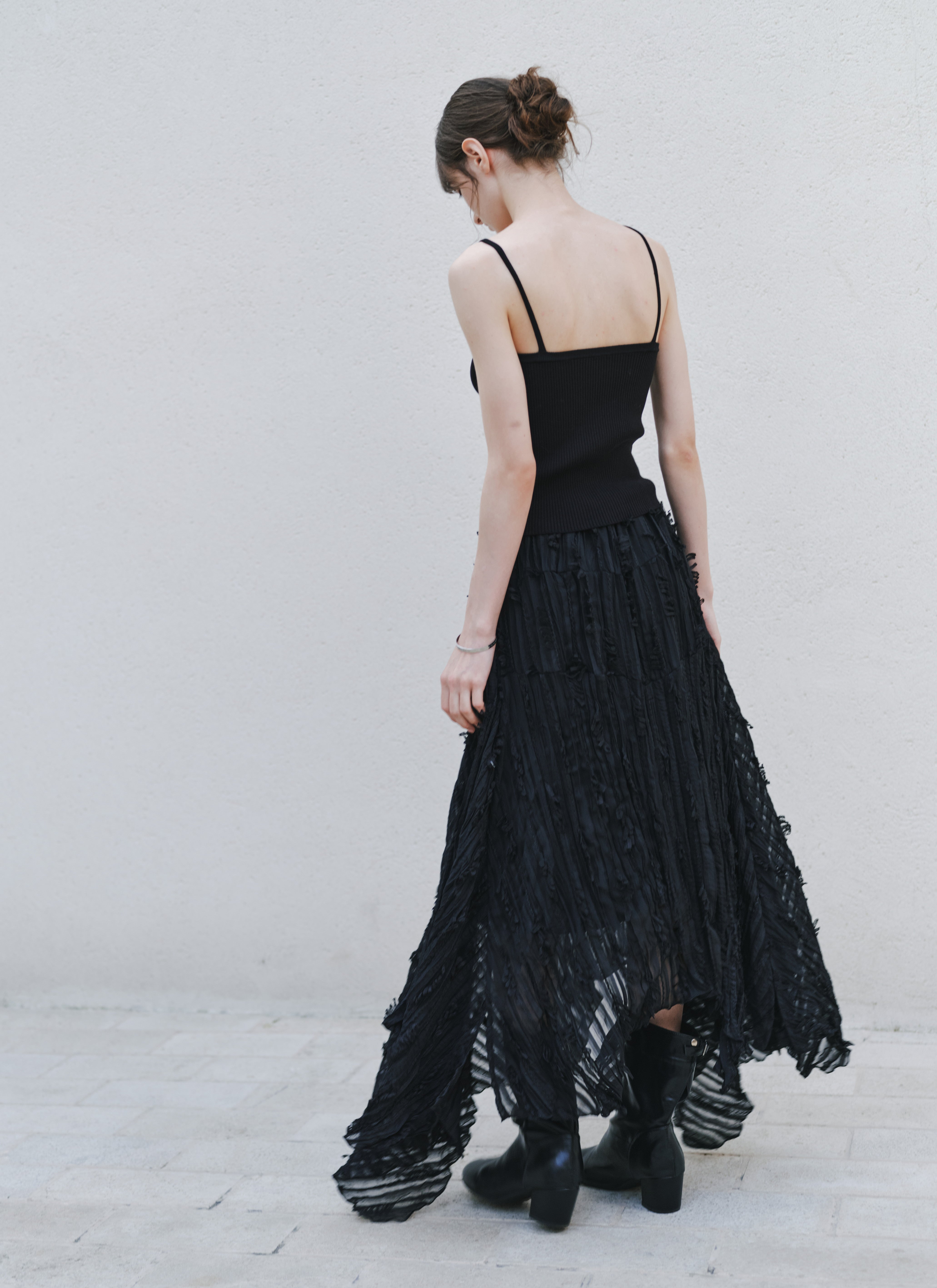 FEATHER TOUCH DESIGN SKIRT