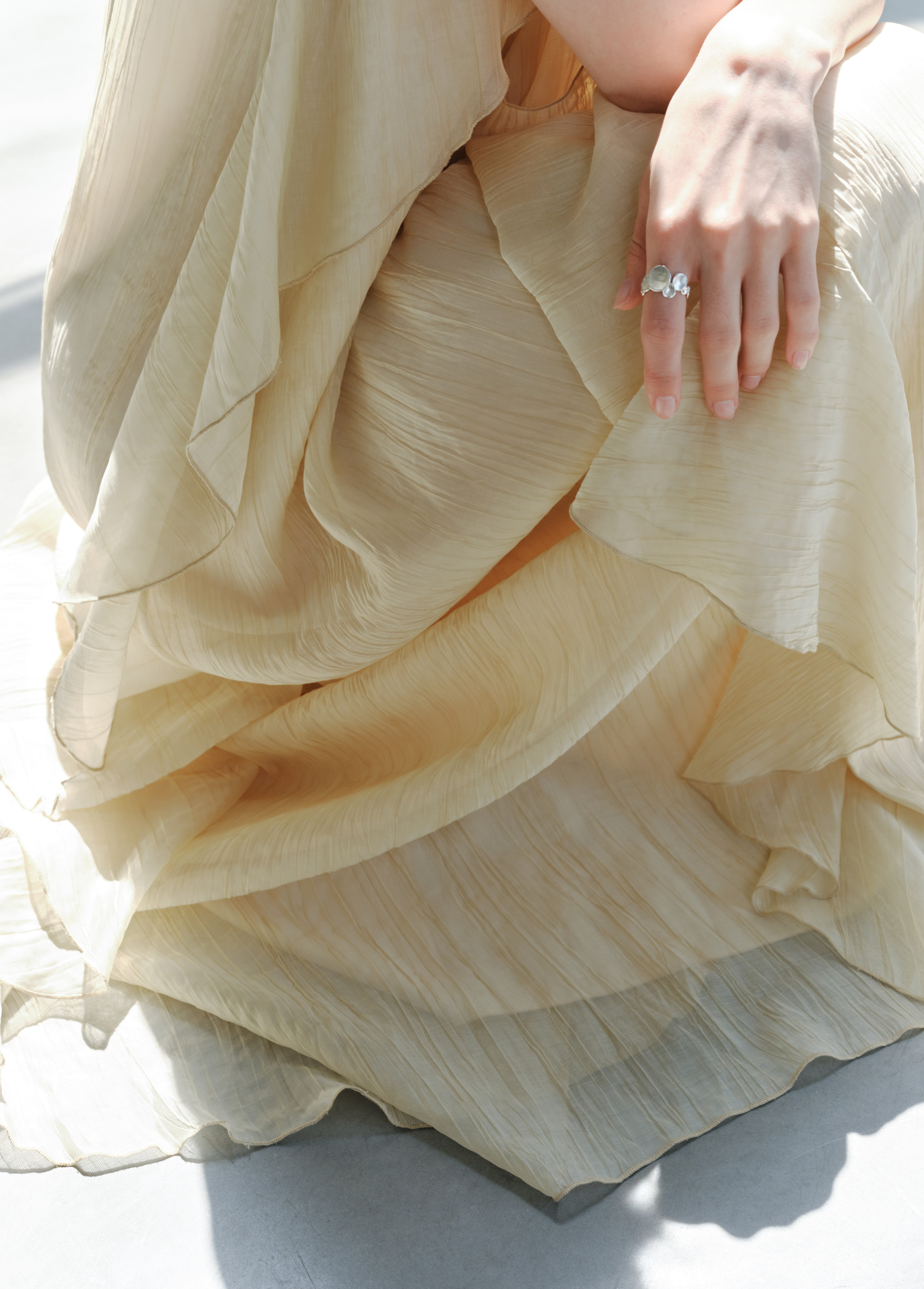 ROMANTIC SHEER FRILL DRESS