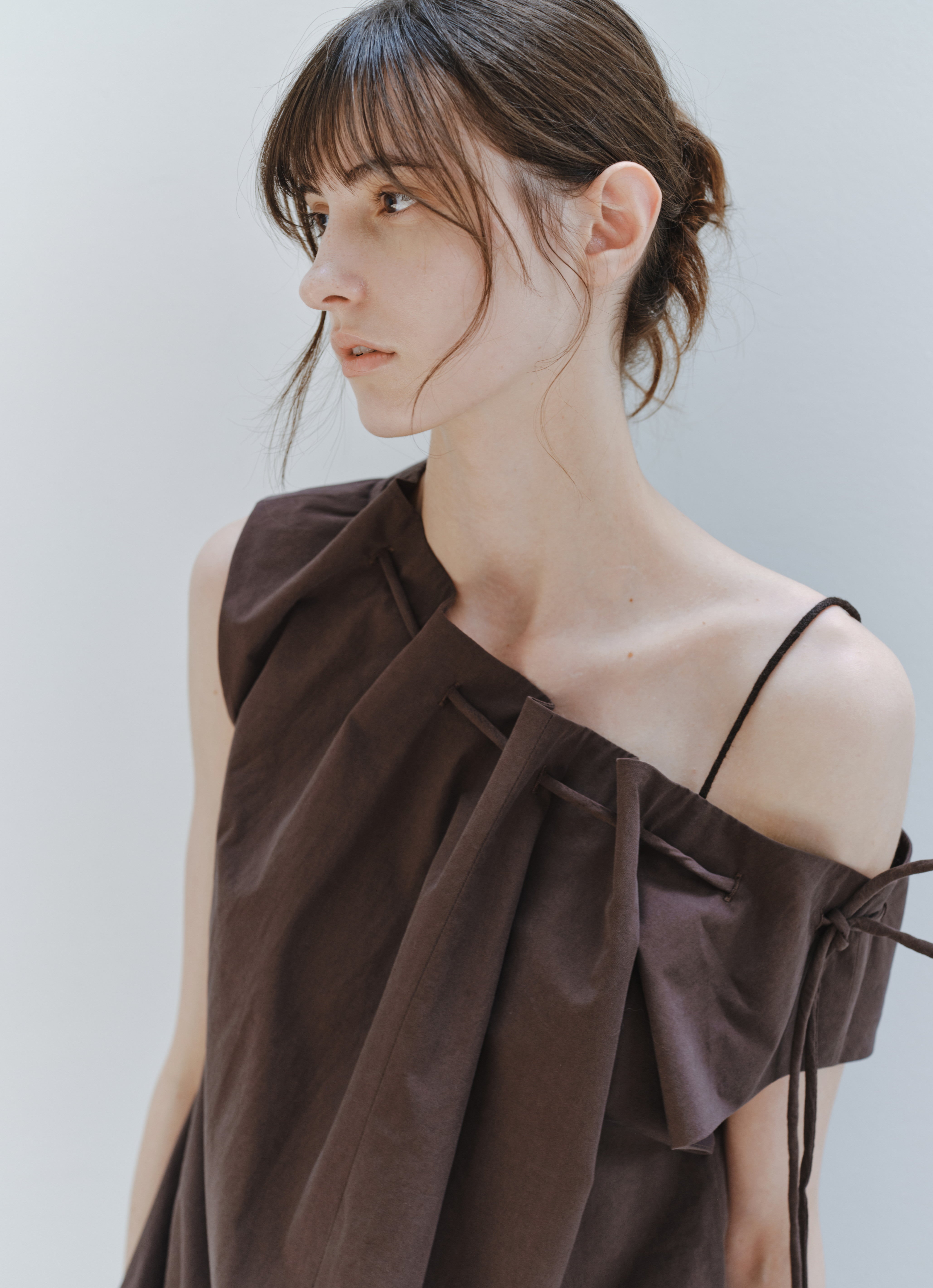 2WAY STRING POUCH BLOUSE