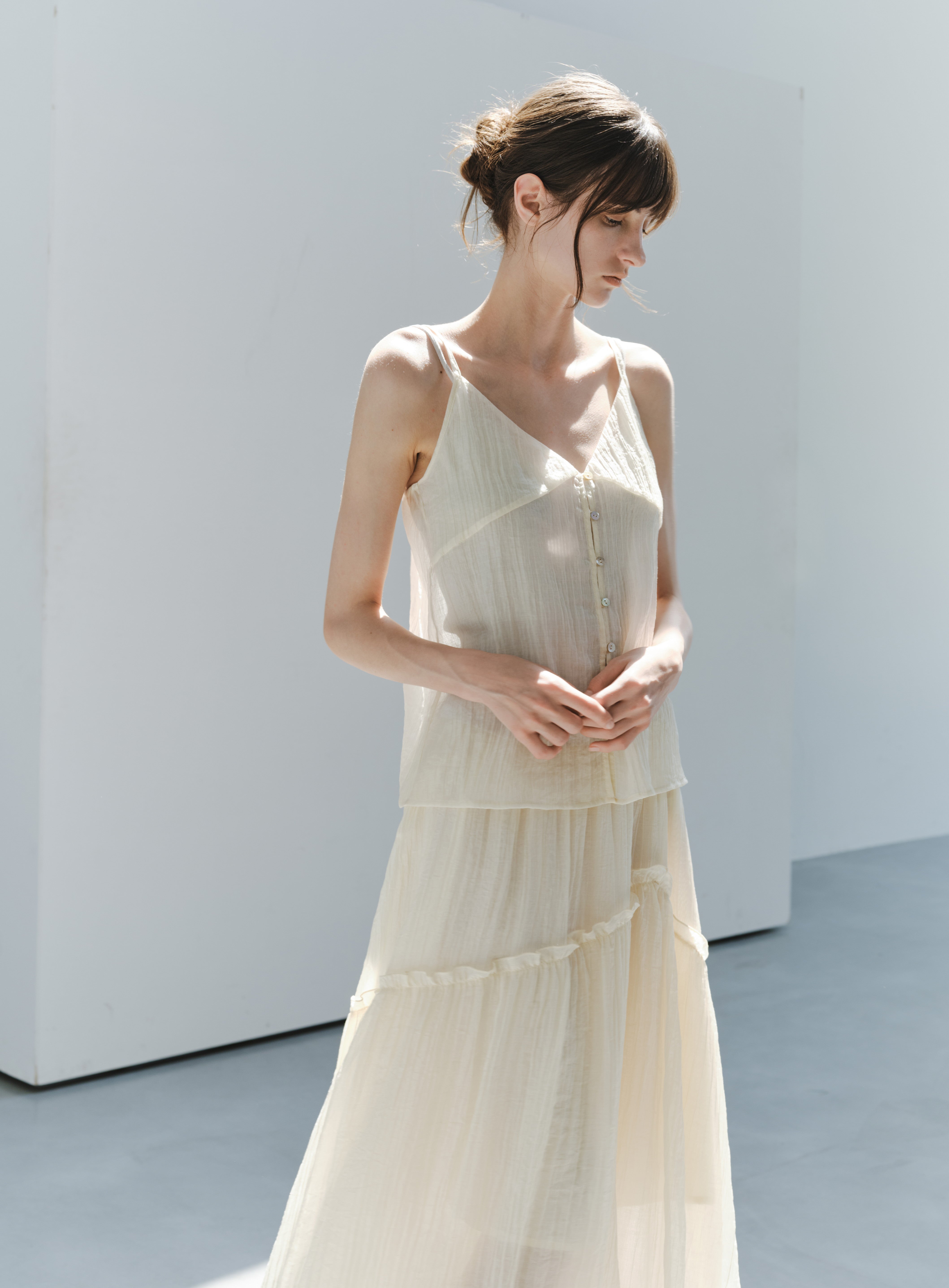 SHEER CREPE CAMI TOP
