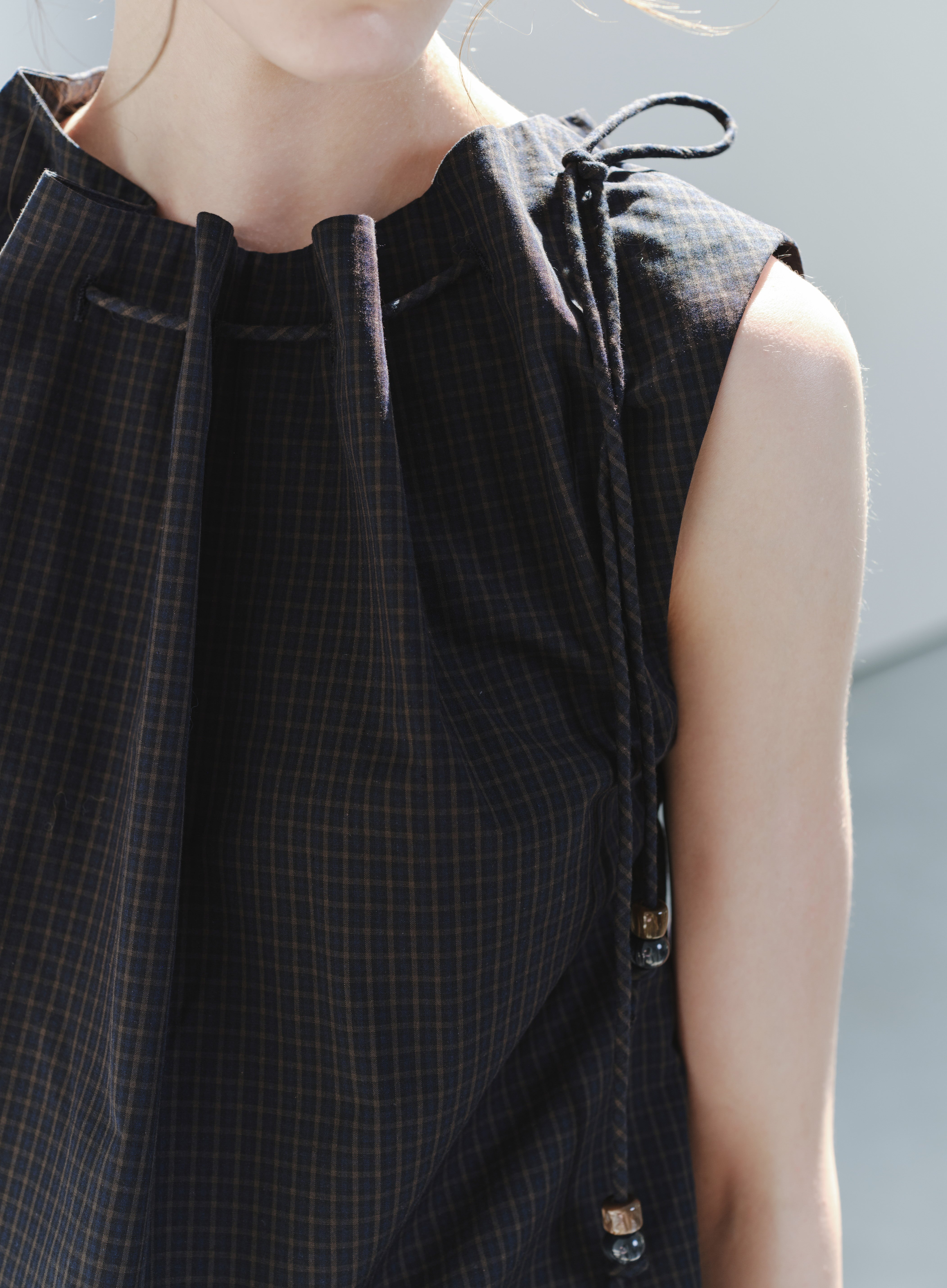 2WAY STRING POUCH BLOUSE