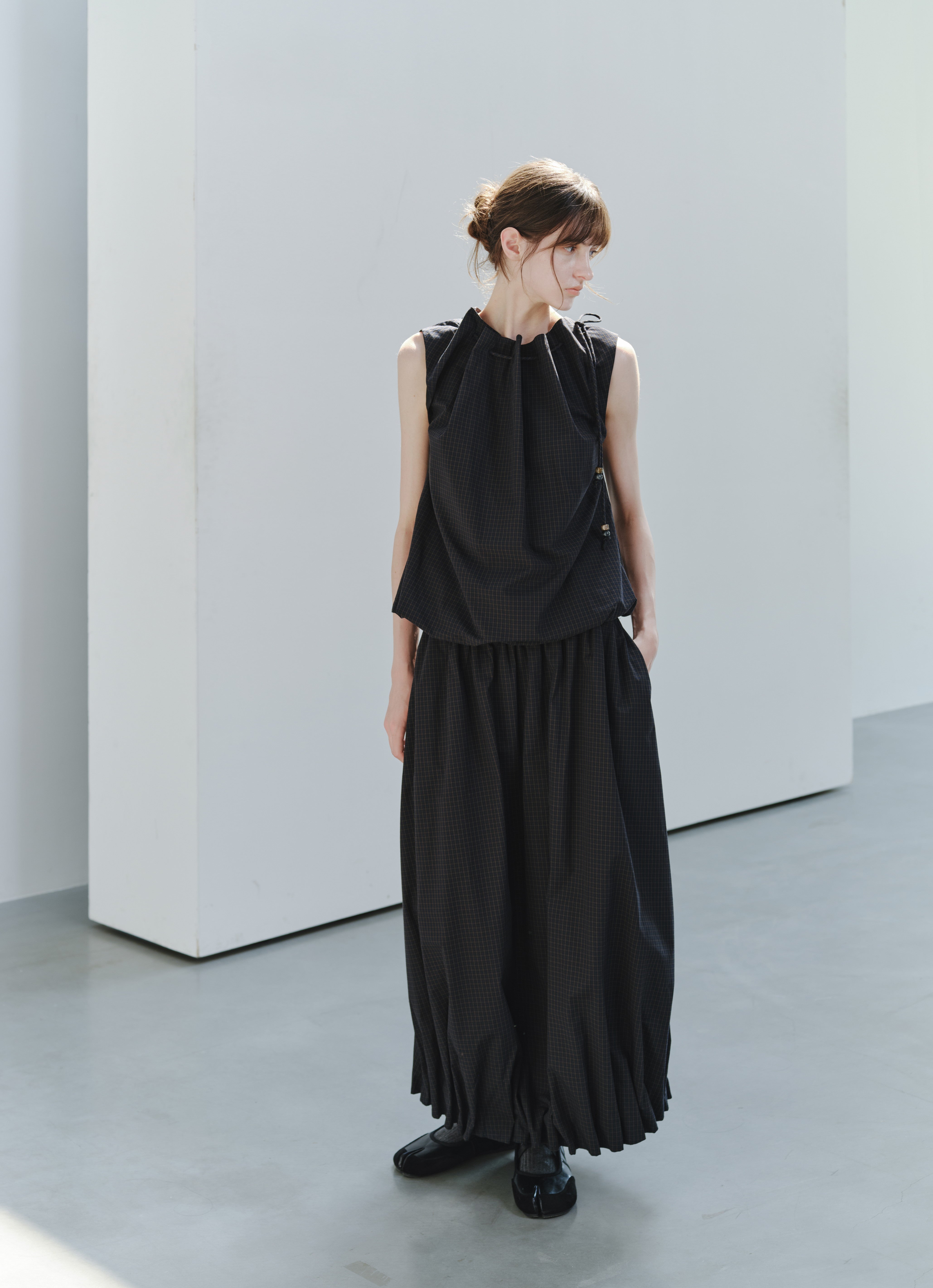 GATHER HEM BALLOON SKIRT
