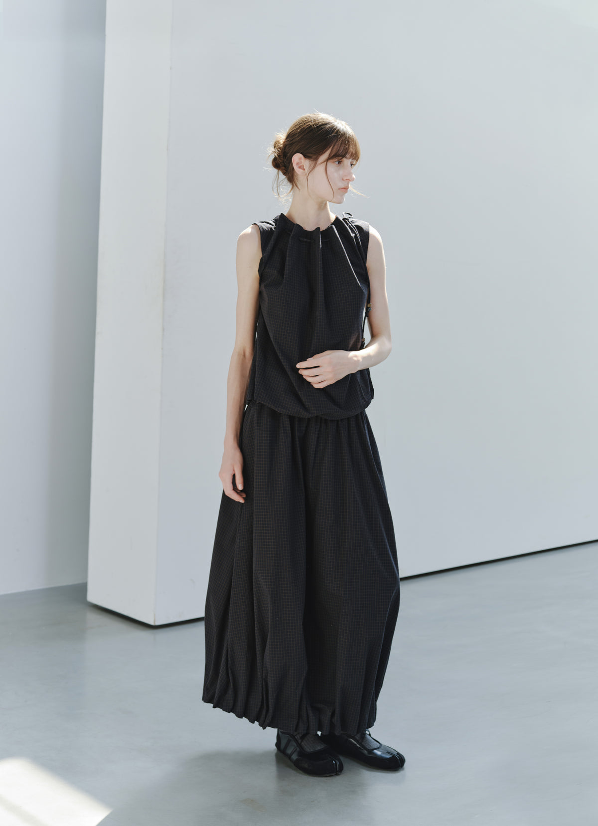 GATHER HEM BALLOON SKIRT