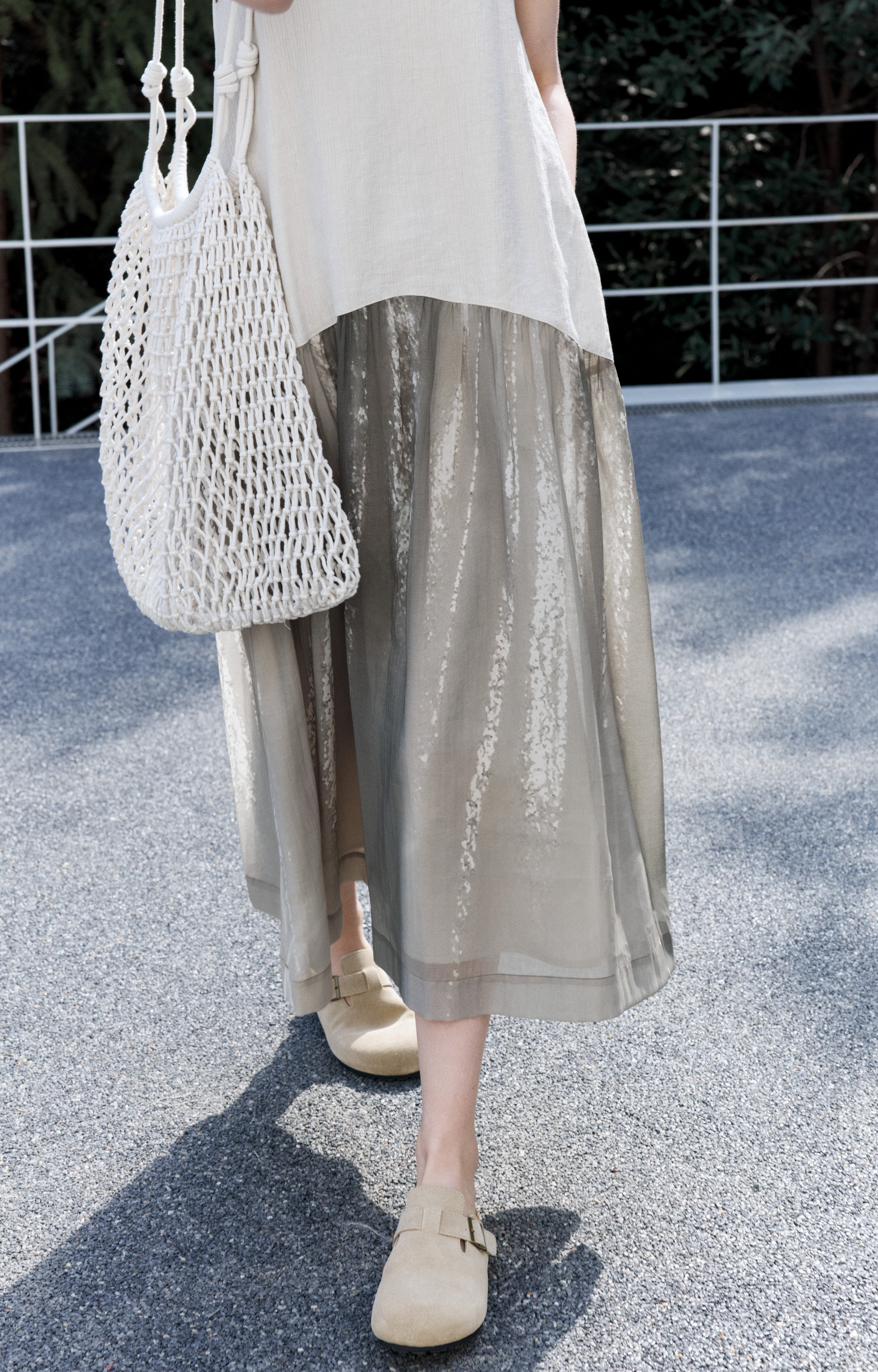 LIGHT SHADOW DOCKING DRESS