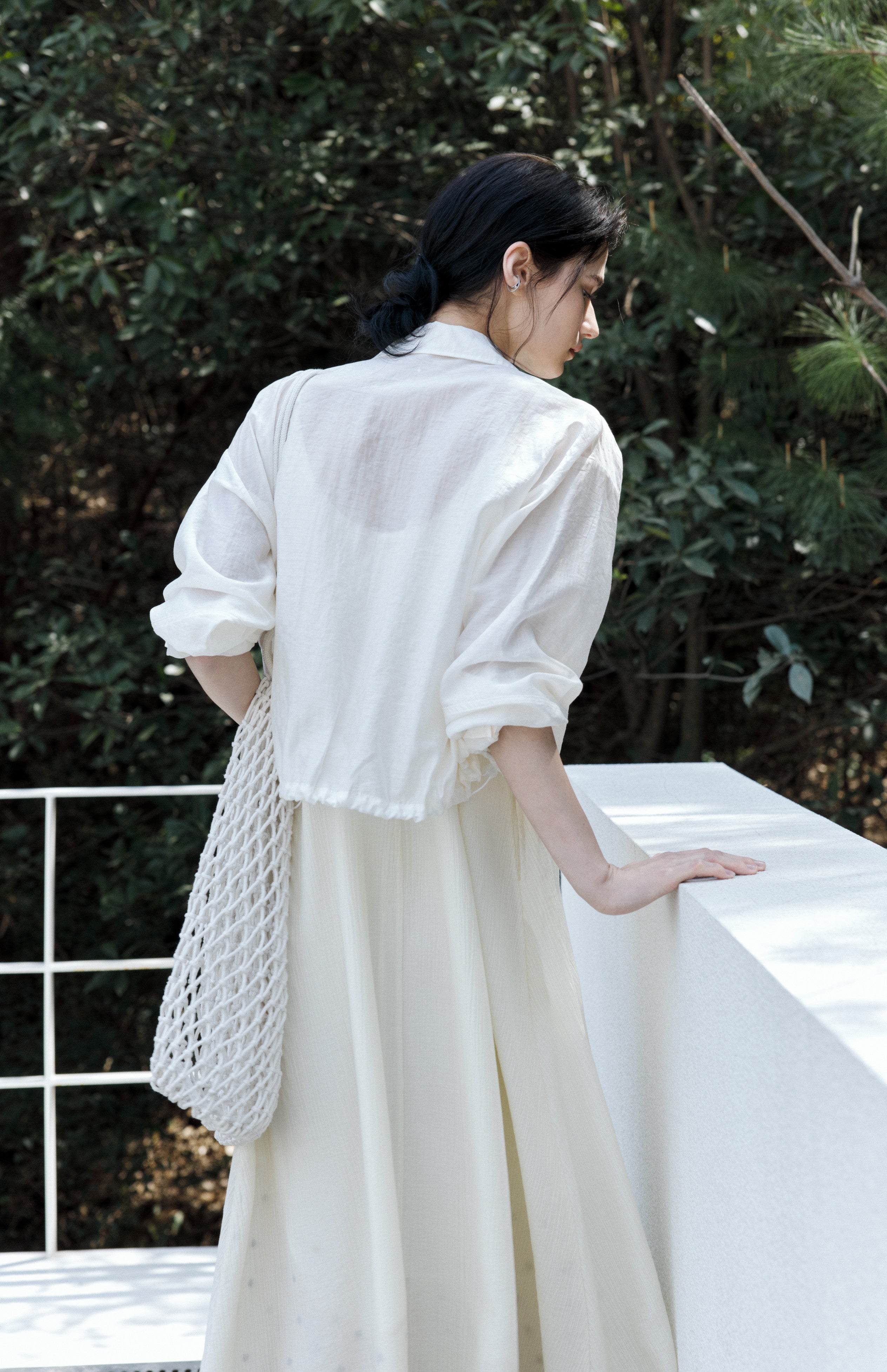 AIRY SHEER COVER SHIRT / エアリーシアーカバーシャツ