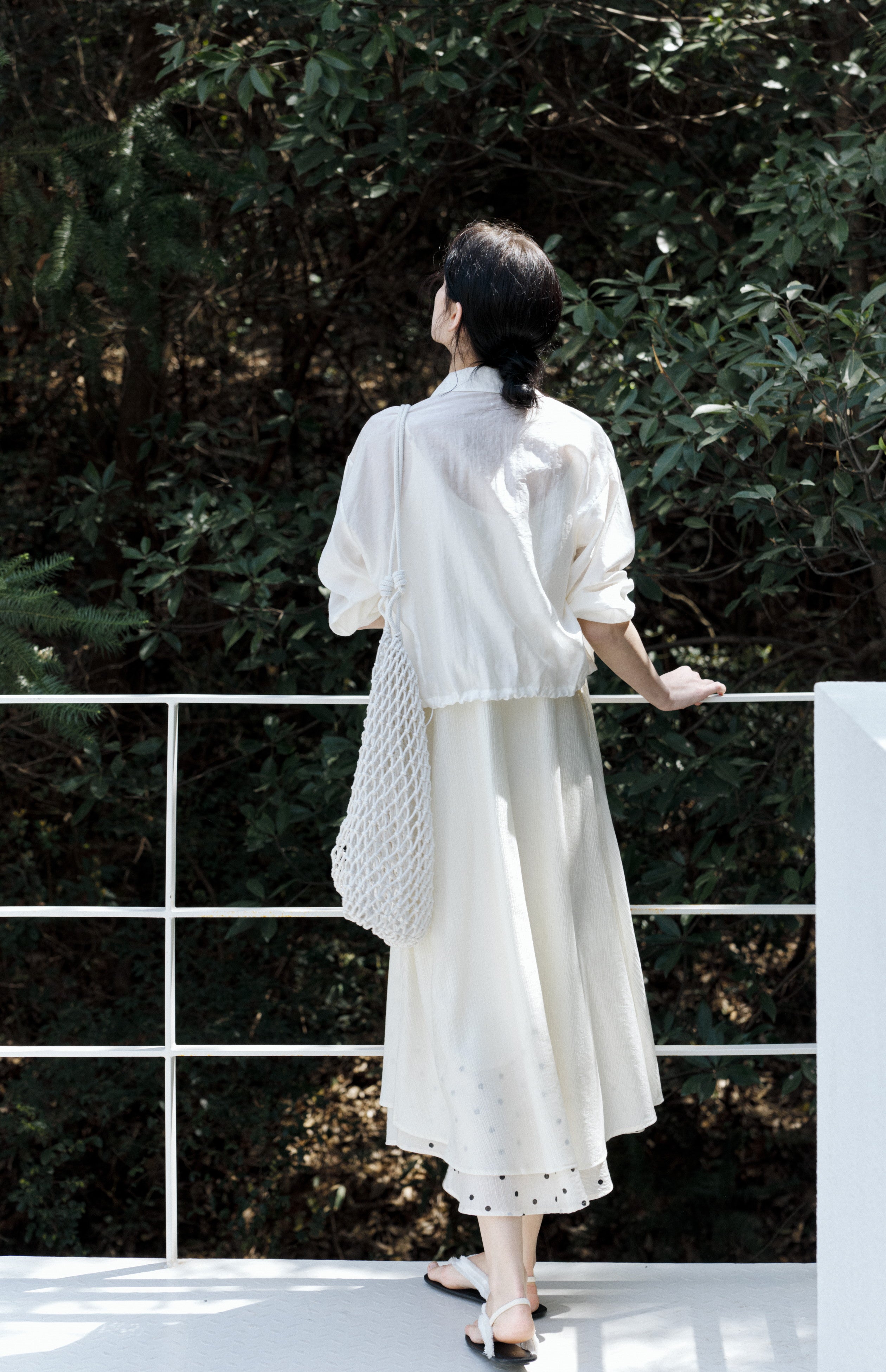 AIRY SHEER COVER SHIRT / エアリーシアーカバーシャツ
