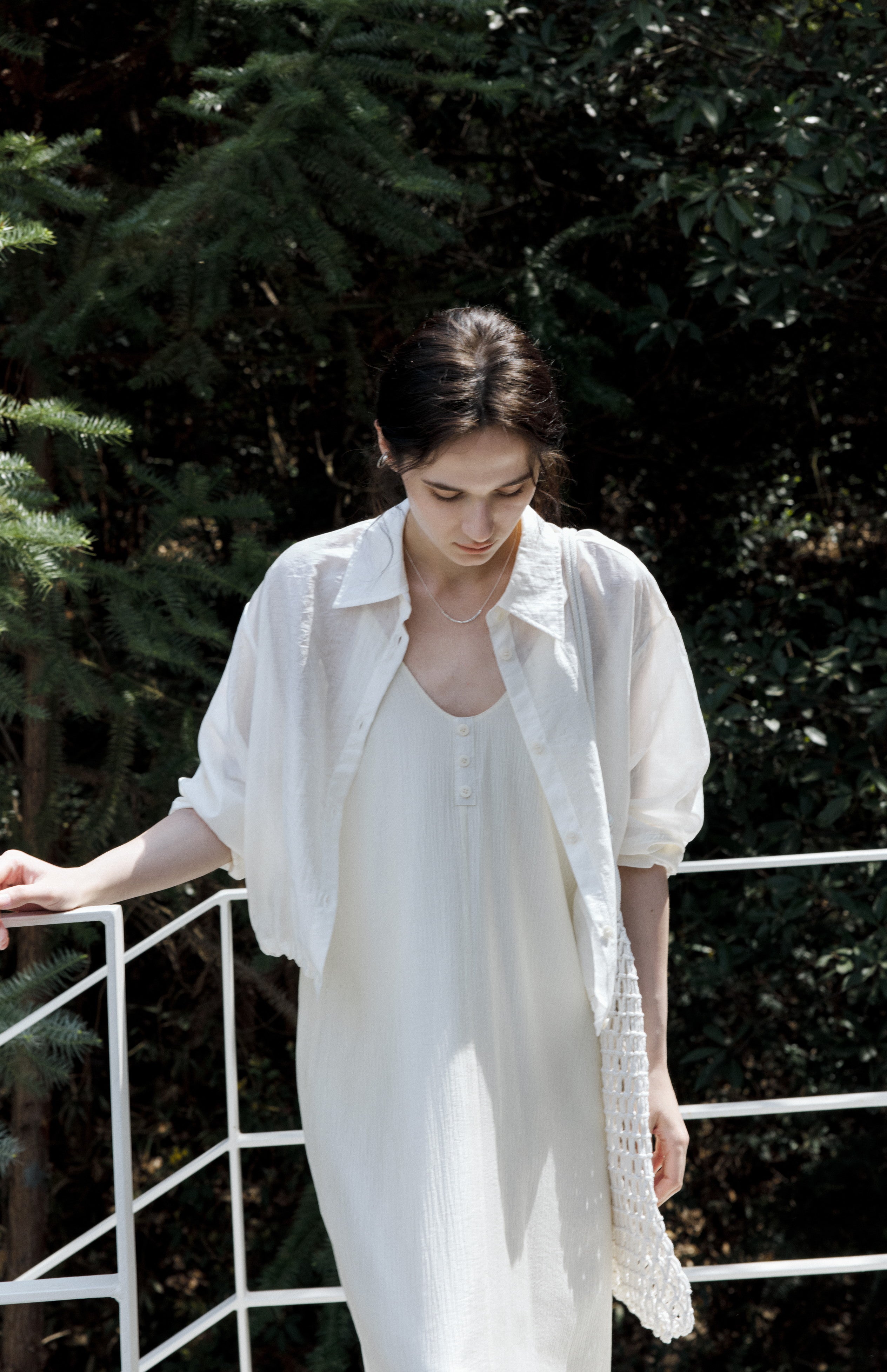 AIRY SHEER COVER SHIRT / エアリーシアーカバーシャツ