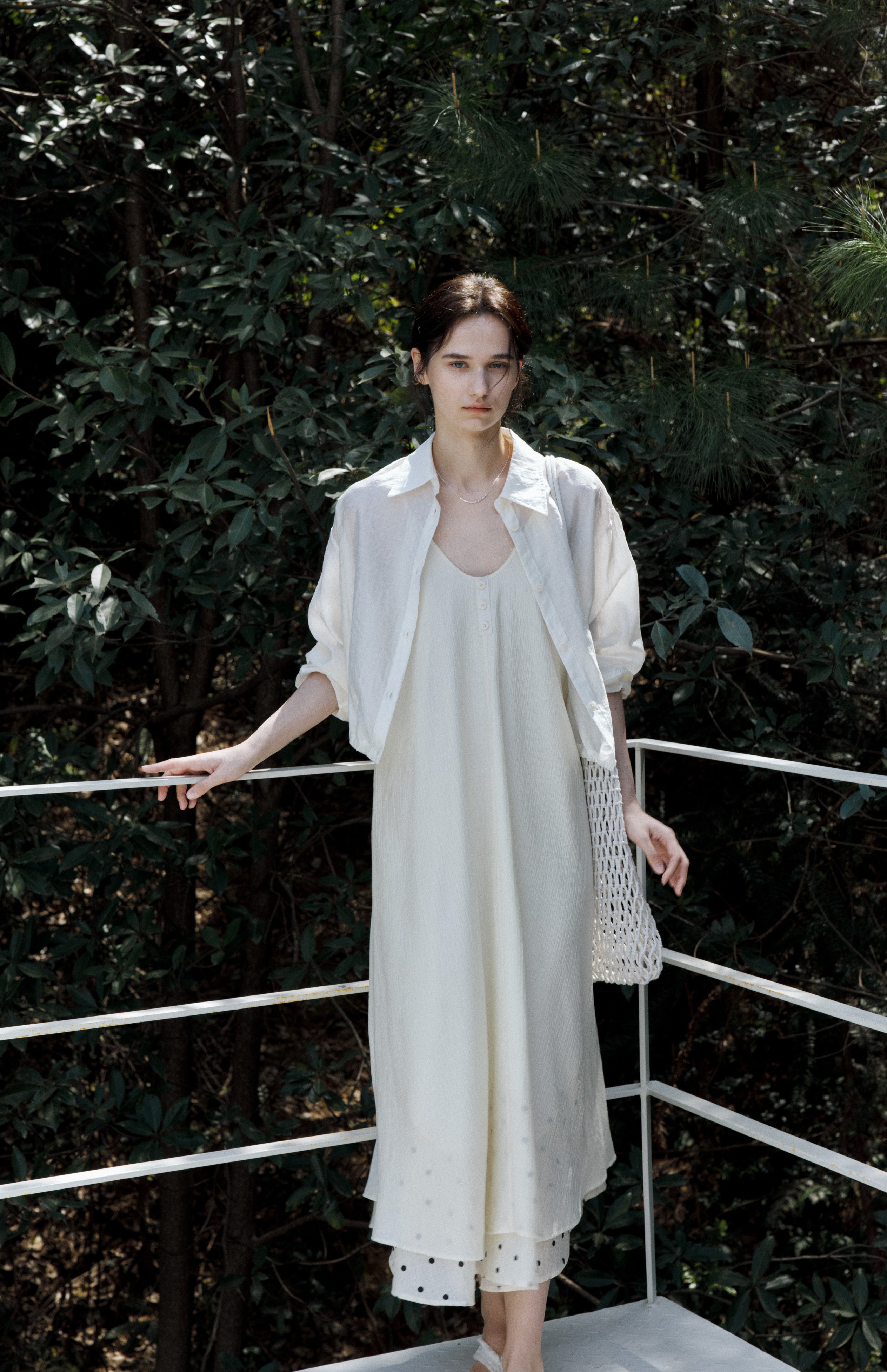 AIRY SHEER COVER SHIRT / エアリーシアーカバーシャツ