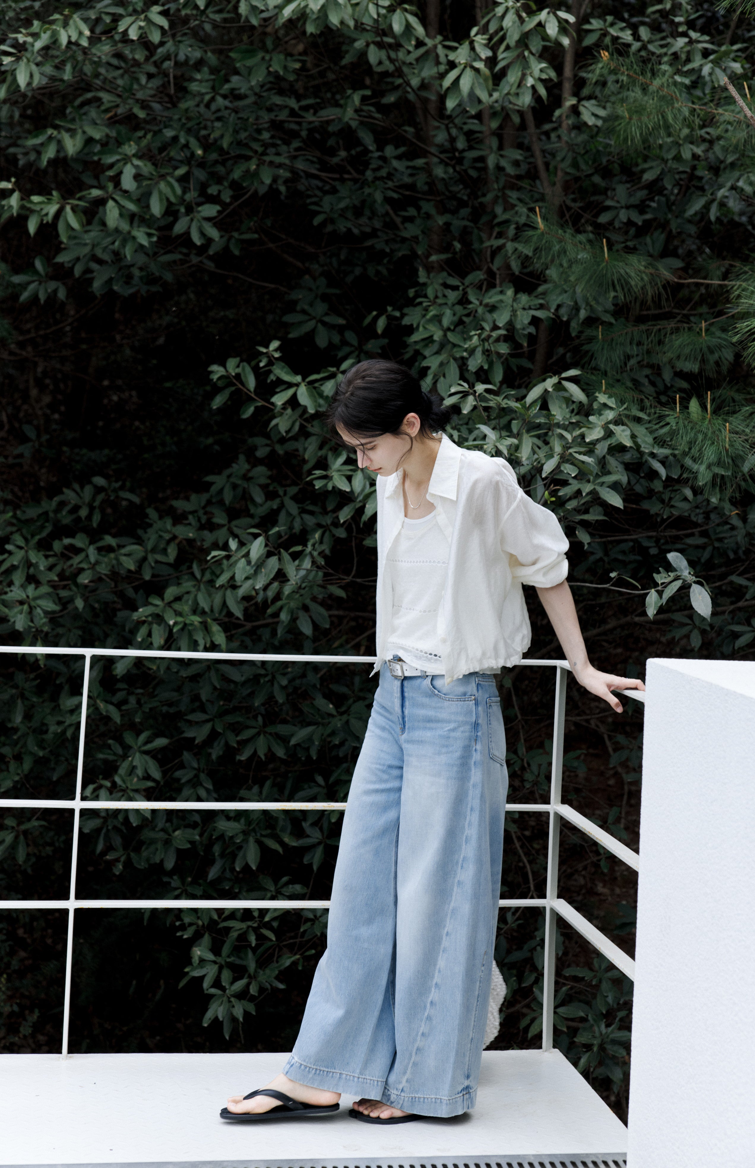 AIRY SHEER COVER SHIRT / エアリーシアーカバーシャツ