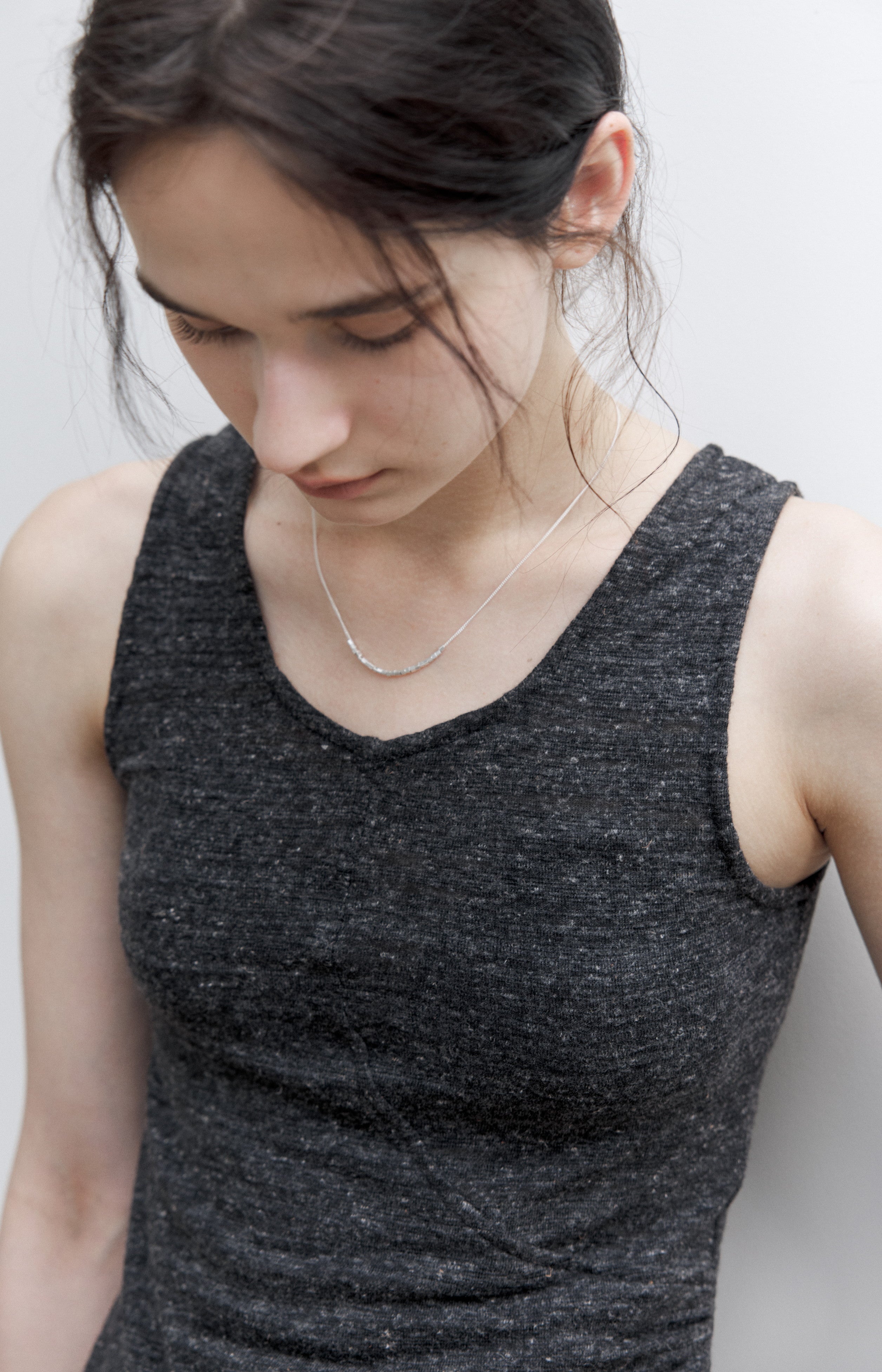 GATHERE LAYERED TANK TOP / ギャザーレイヤードタンクトップ