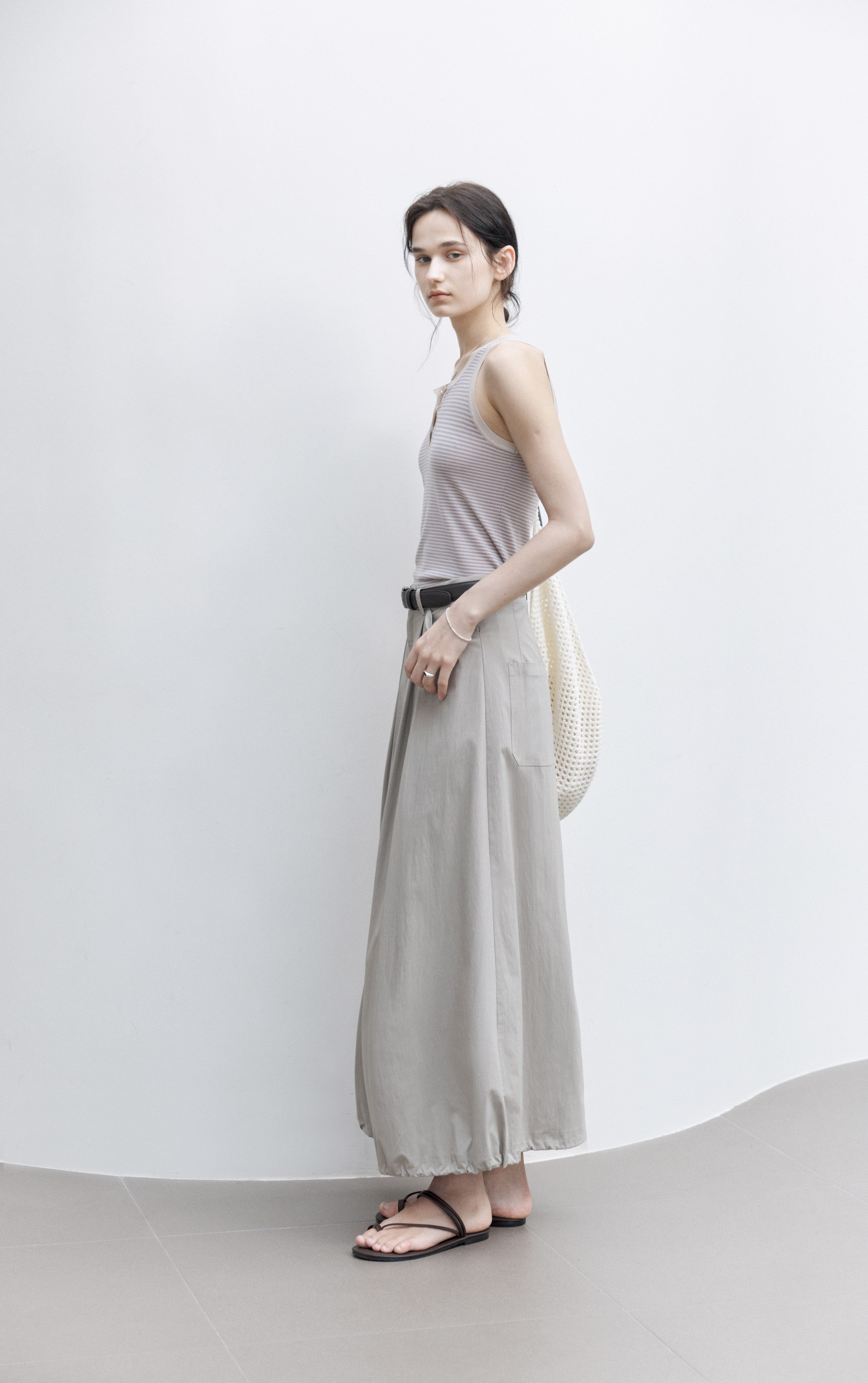 2WAY FLARE BALLOON SKIRT / 2WAYフレアバルーンスカート