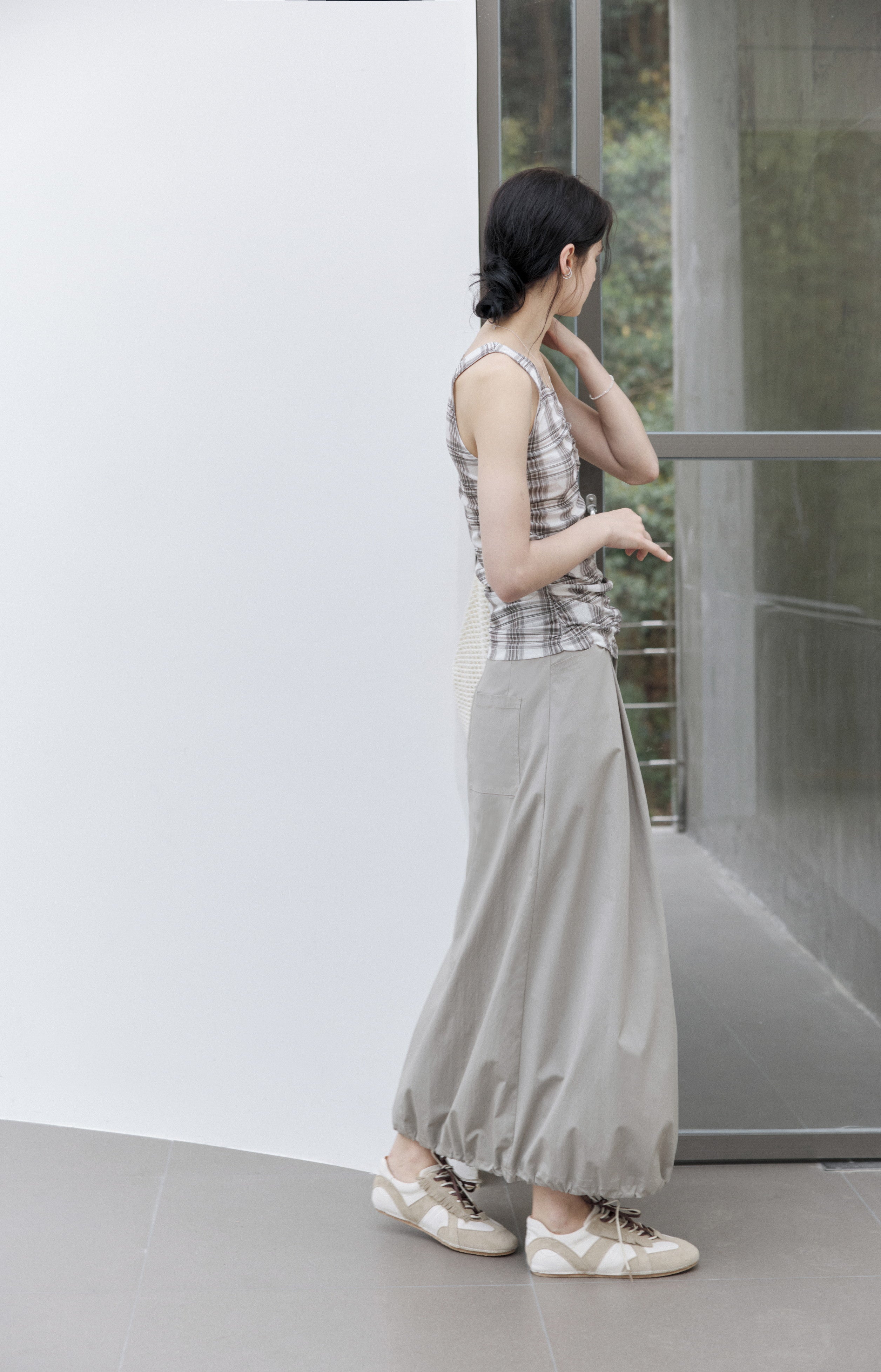 2WAY FLARE BALLOON SKIRT / 2WAYフレアバルーンスカート