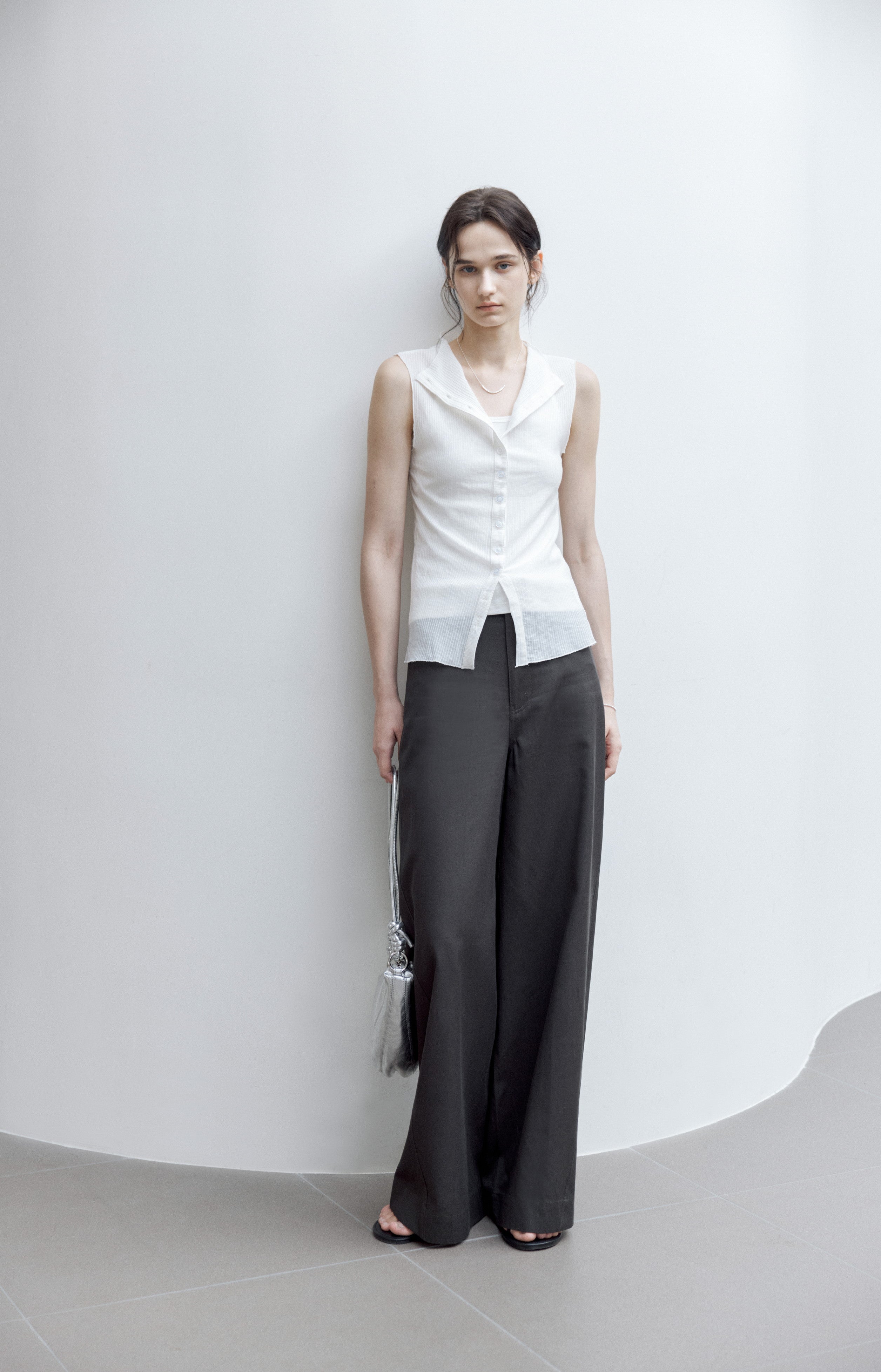 SHEER STRIPE AIRY BLOUSE / シアーストライプエアリーブラウス