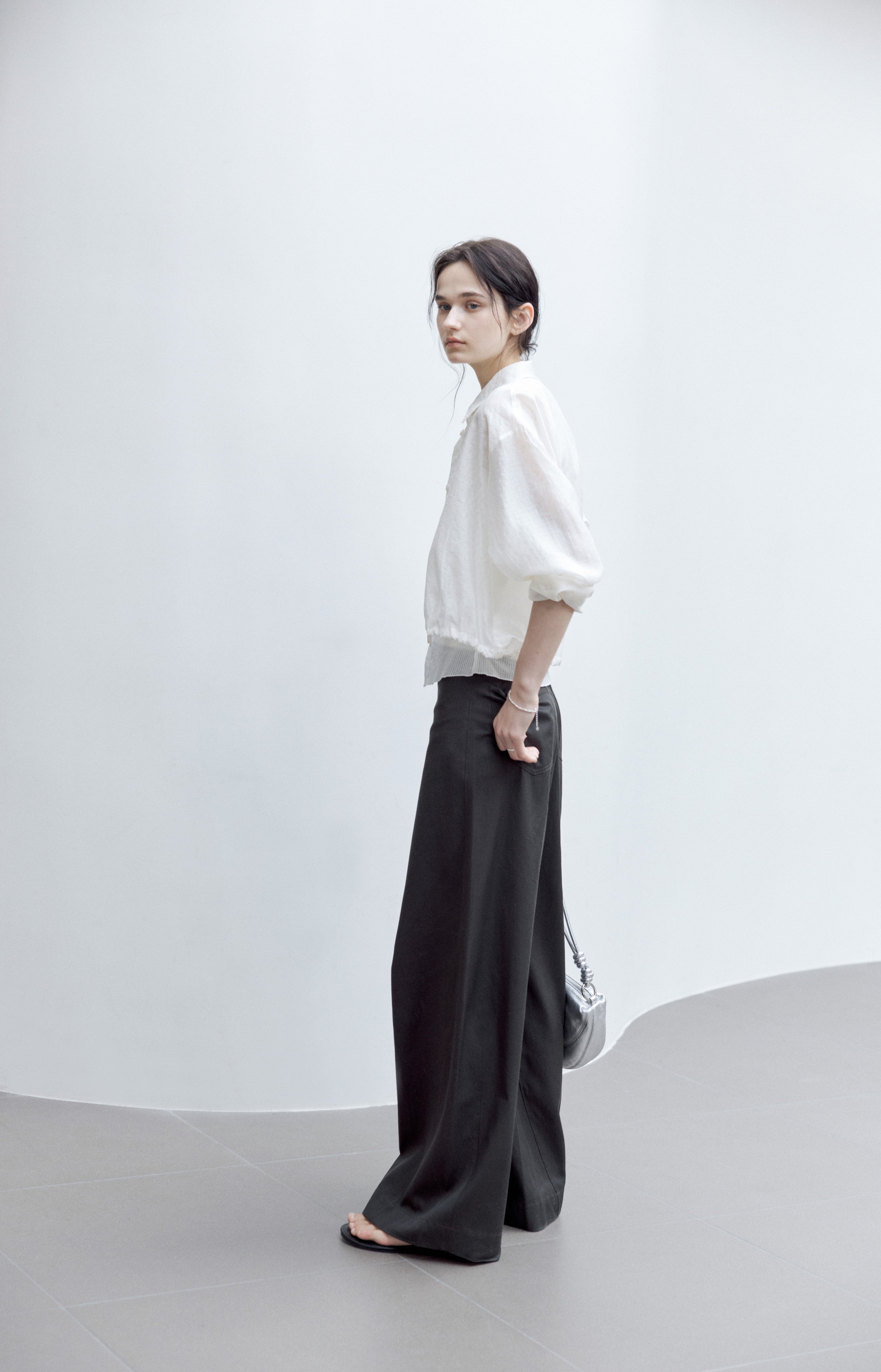 AIRY SHEER COVER SHIRT / エアリーシアーカバーシャツ