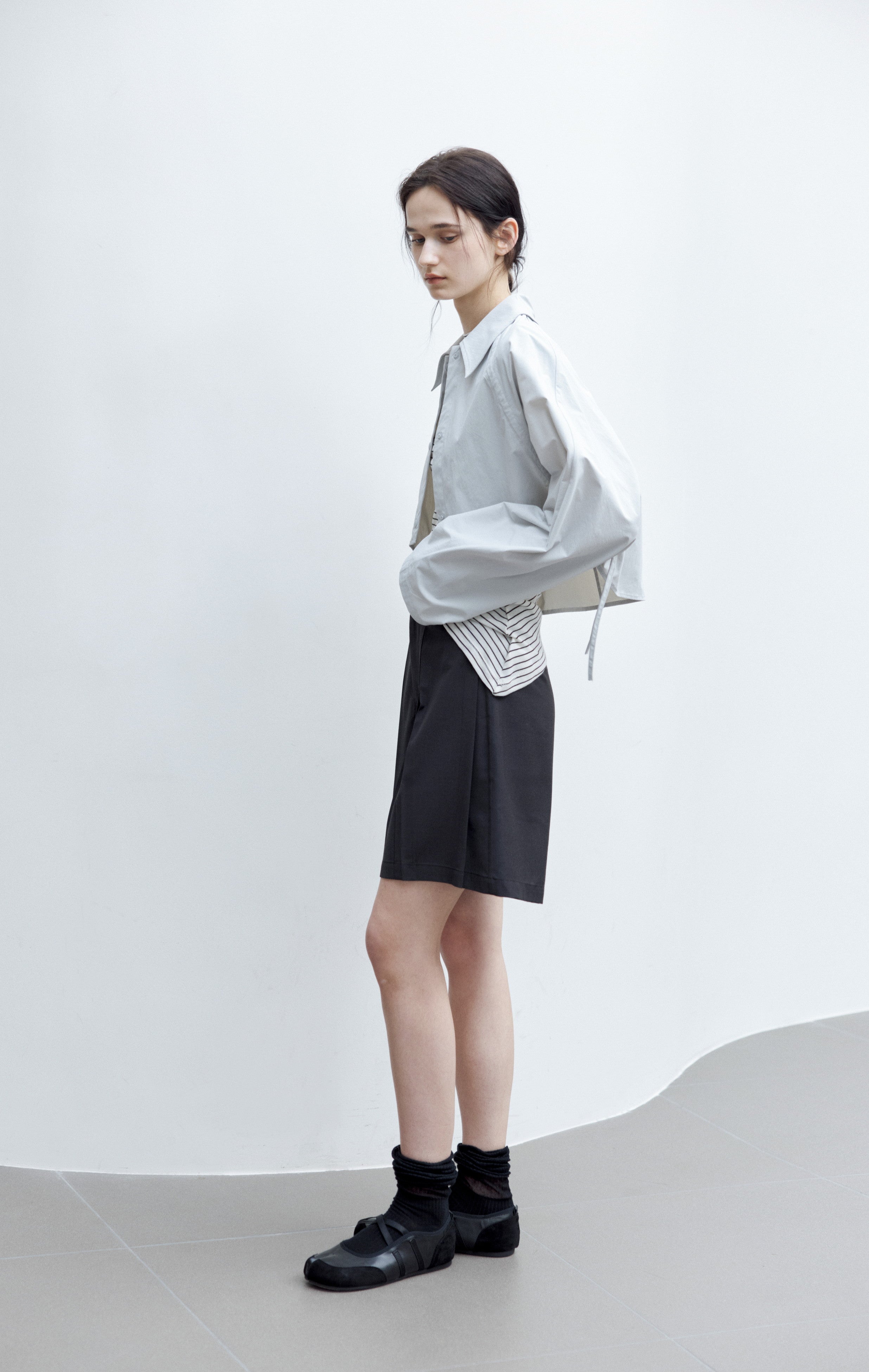 UV CUT BACK DRAWSTRING SHIRT / UVカットバックドローストリングシャツ