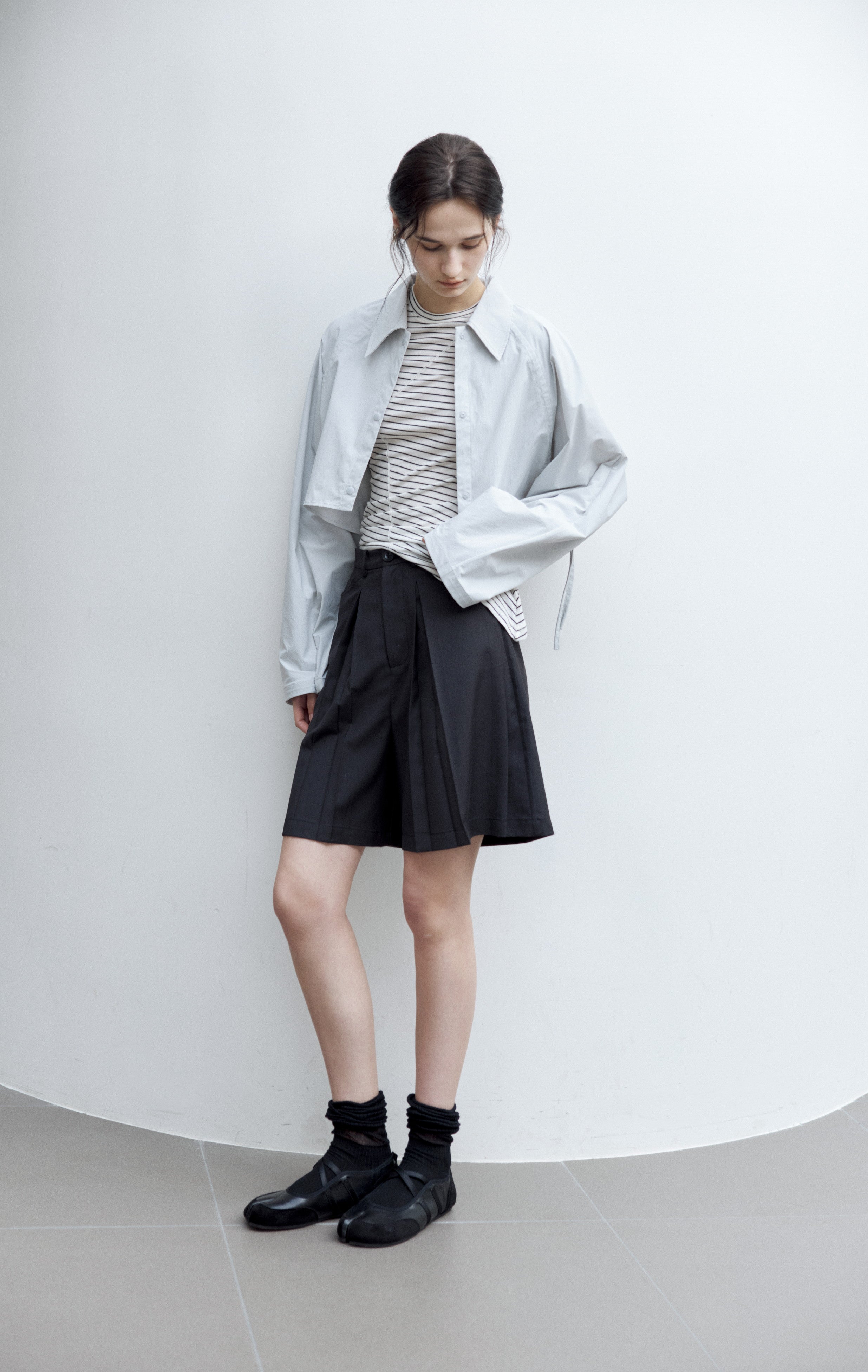 UV CUT BACK DRAWSTRING SHIRT / UVカットバックドローストリングシャツ