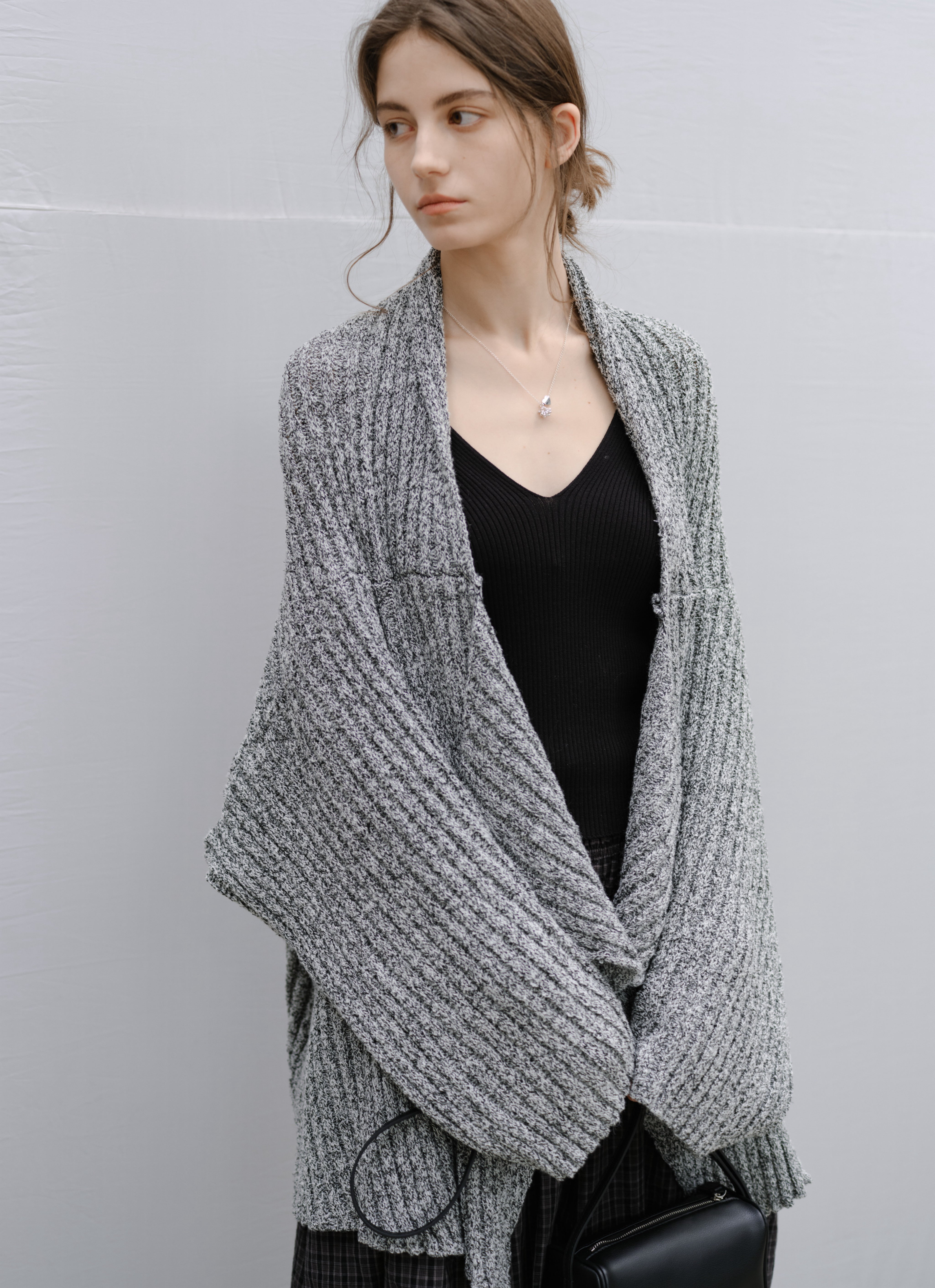 FLARE SOFT KNIT CARDIGAN / フレアソフトニットカーディガン