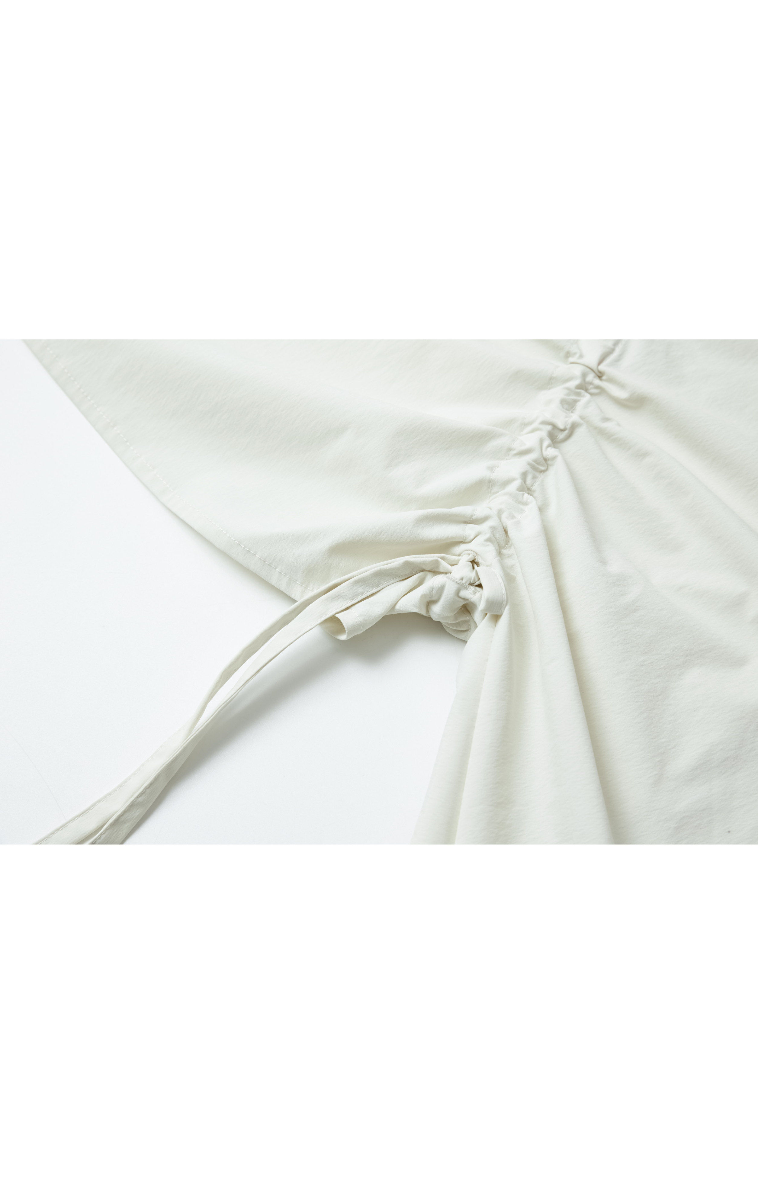 UV CUT BACK DRAWSTRING SHIRT