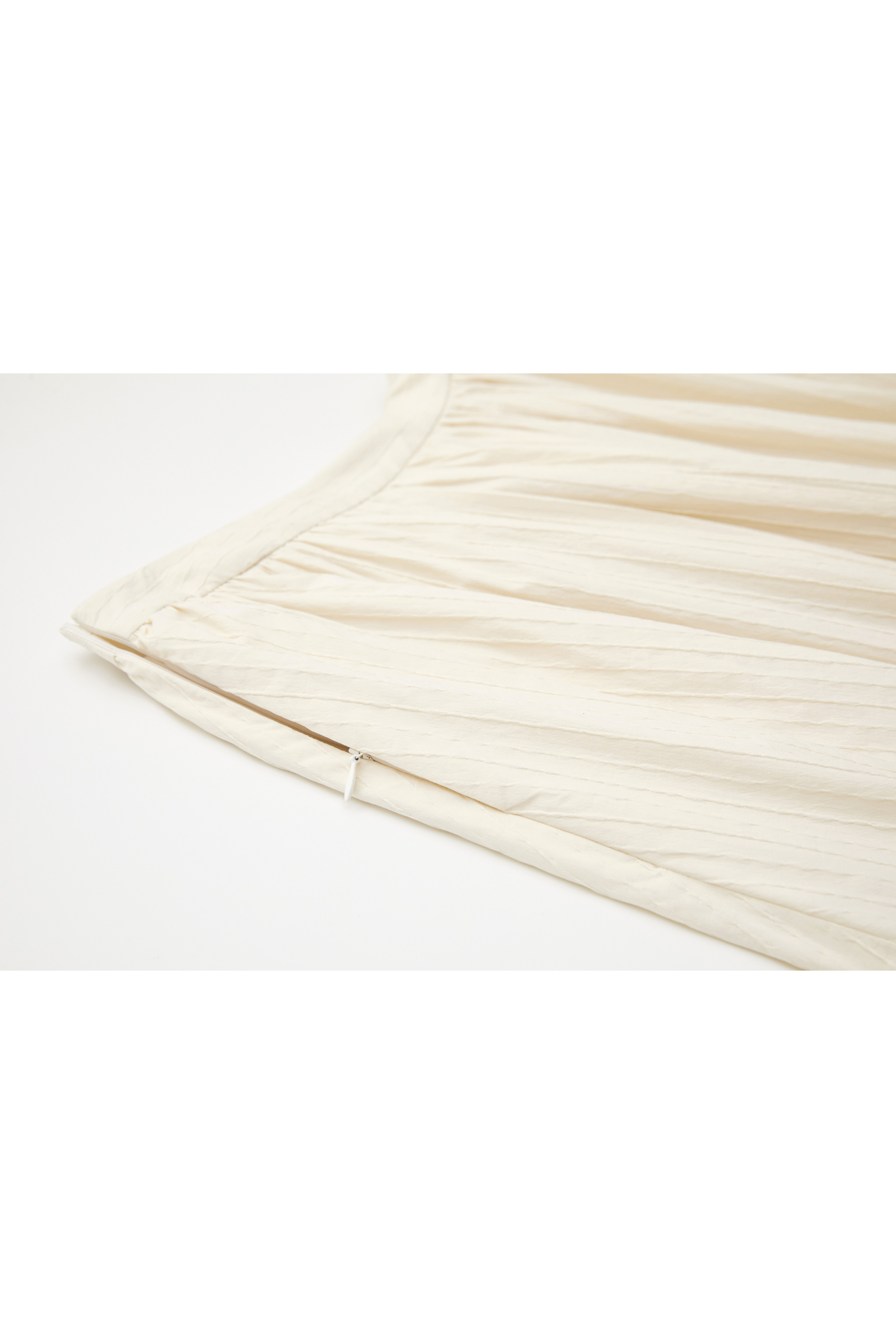 HEM FRINGE WAFFLE SKIRT / ヘムフリンジワッフルスカート