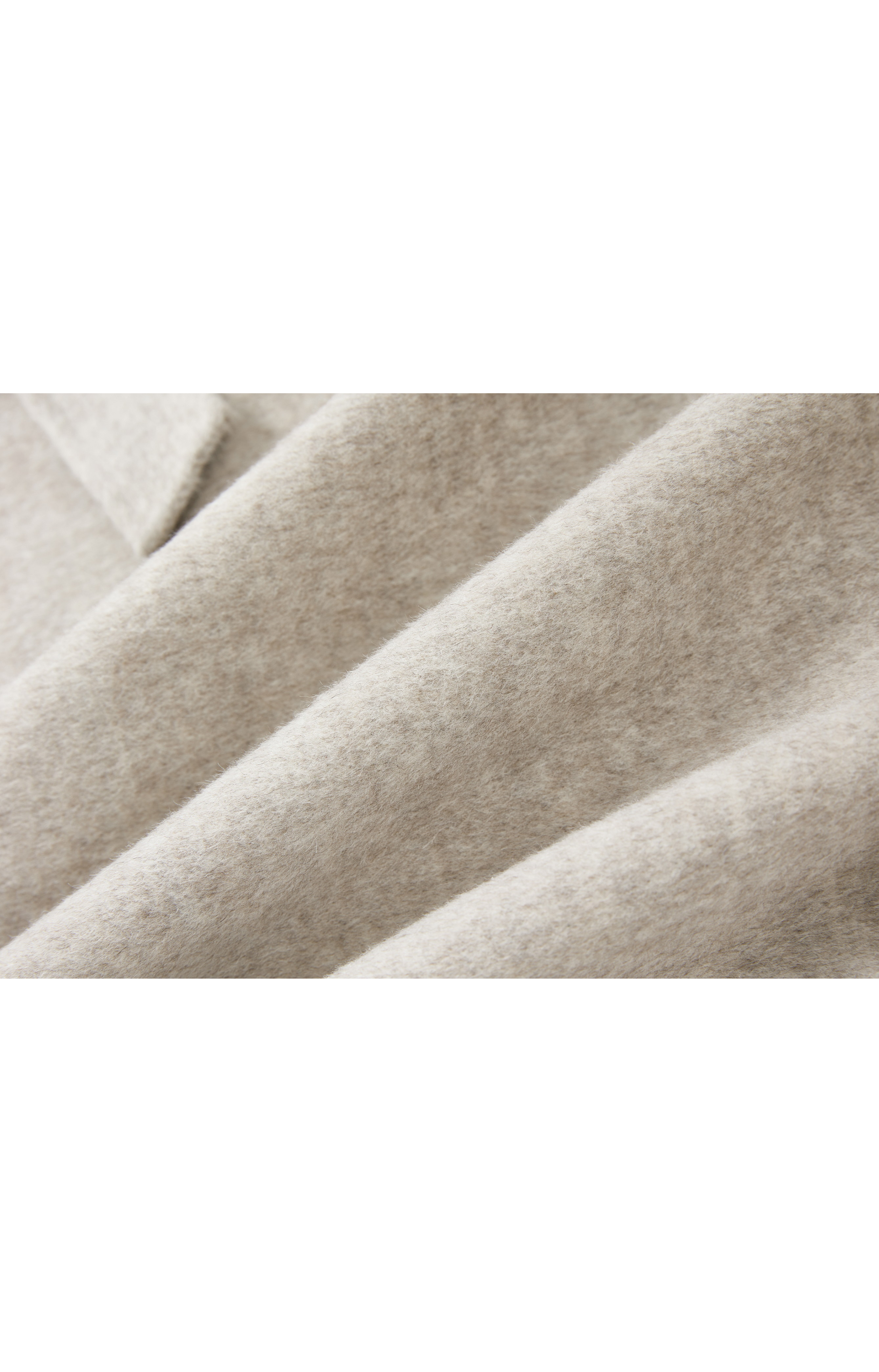 FEATHER WOOL MIDI COAT / Feather wool midi coat