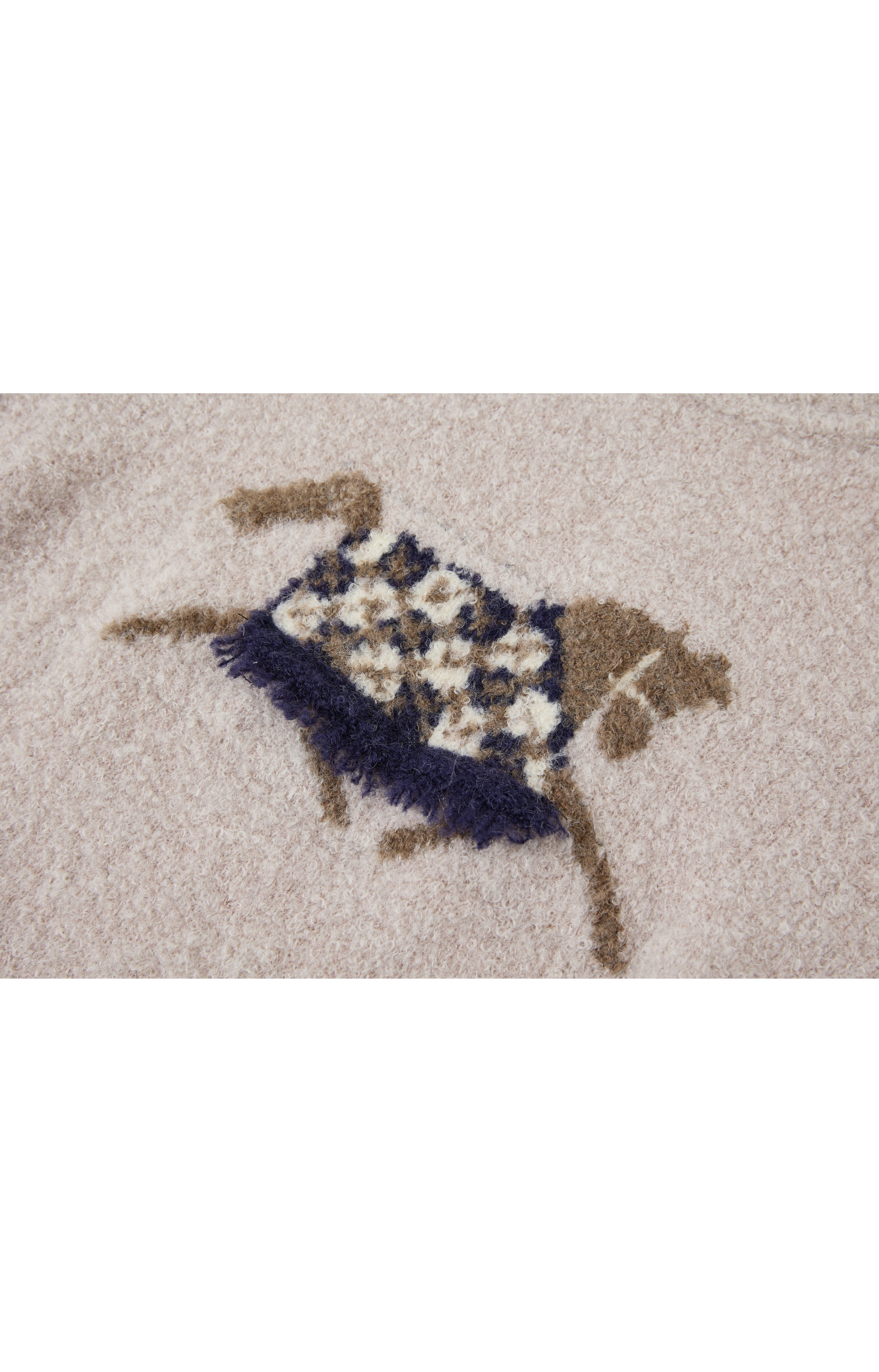 TASSEL PONY JACQUARD SWEATER / タッセルポニージャガードセーター