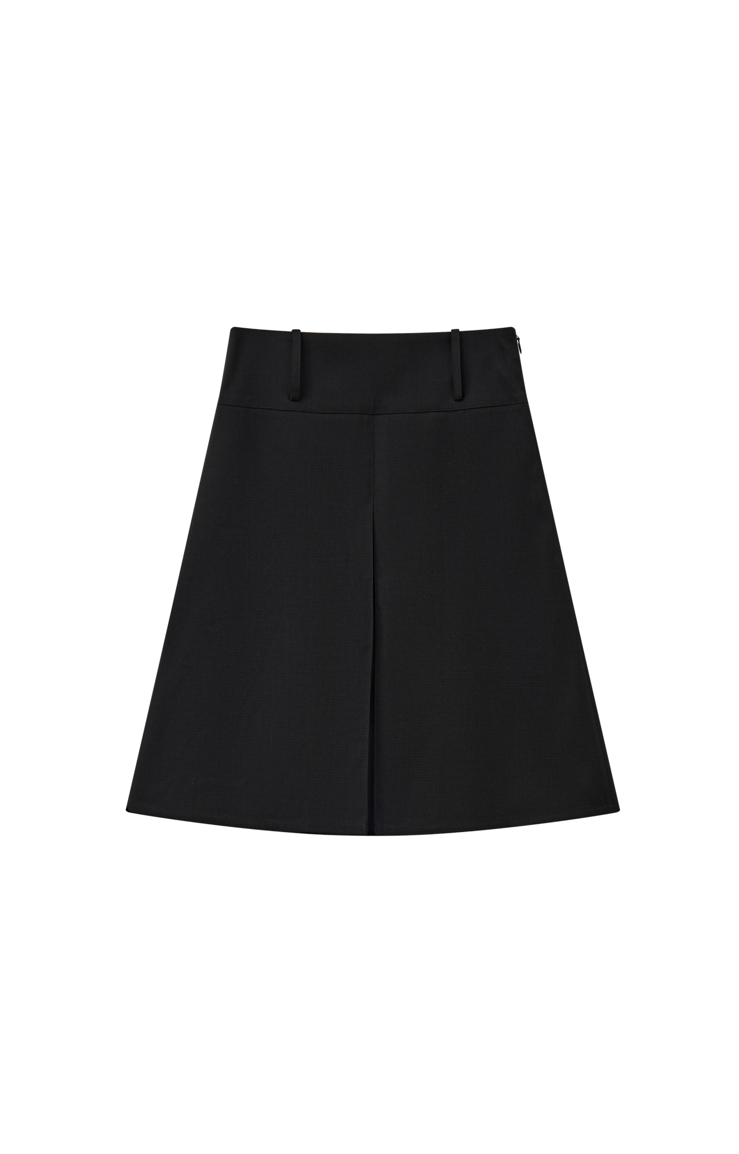 REVERSIBLE PLEATED MIDI SKIRT