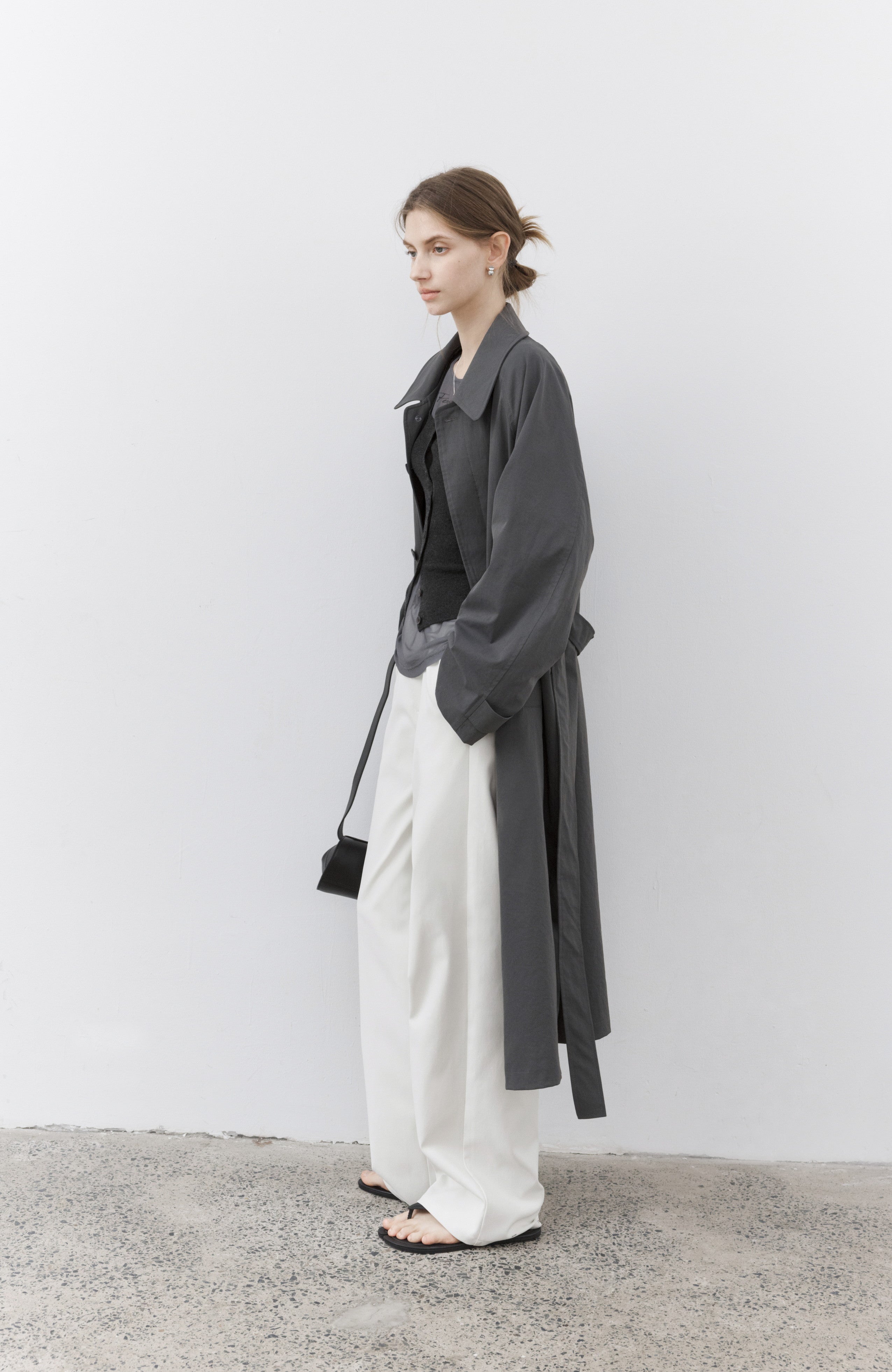 WHITE LOOSE SOFT PANTS