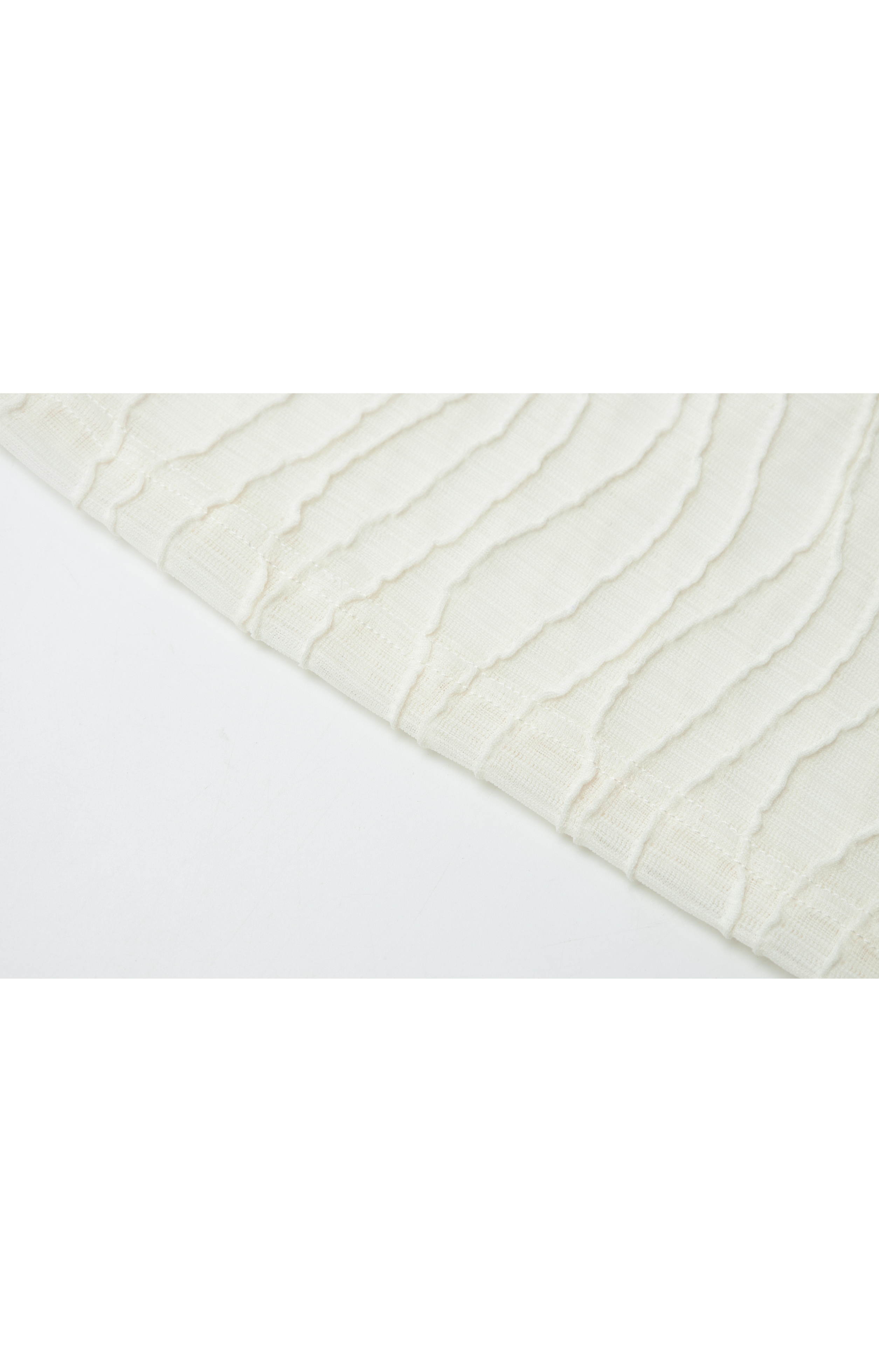 WAVE JACQUARD SHEER TOP / ウェーブジャカードシアートップ