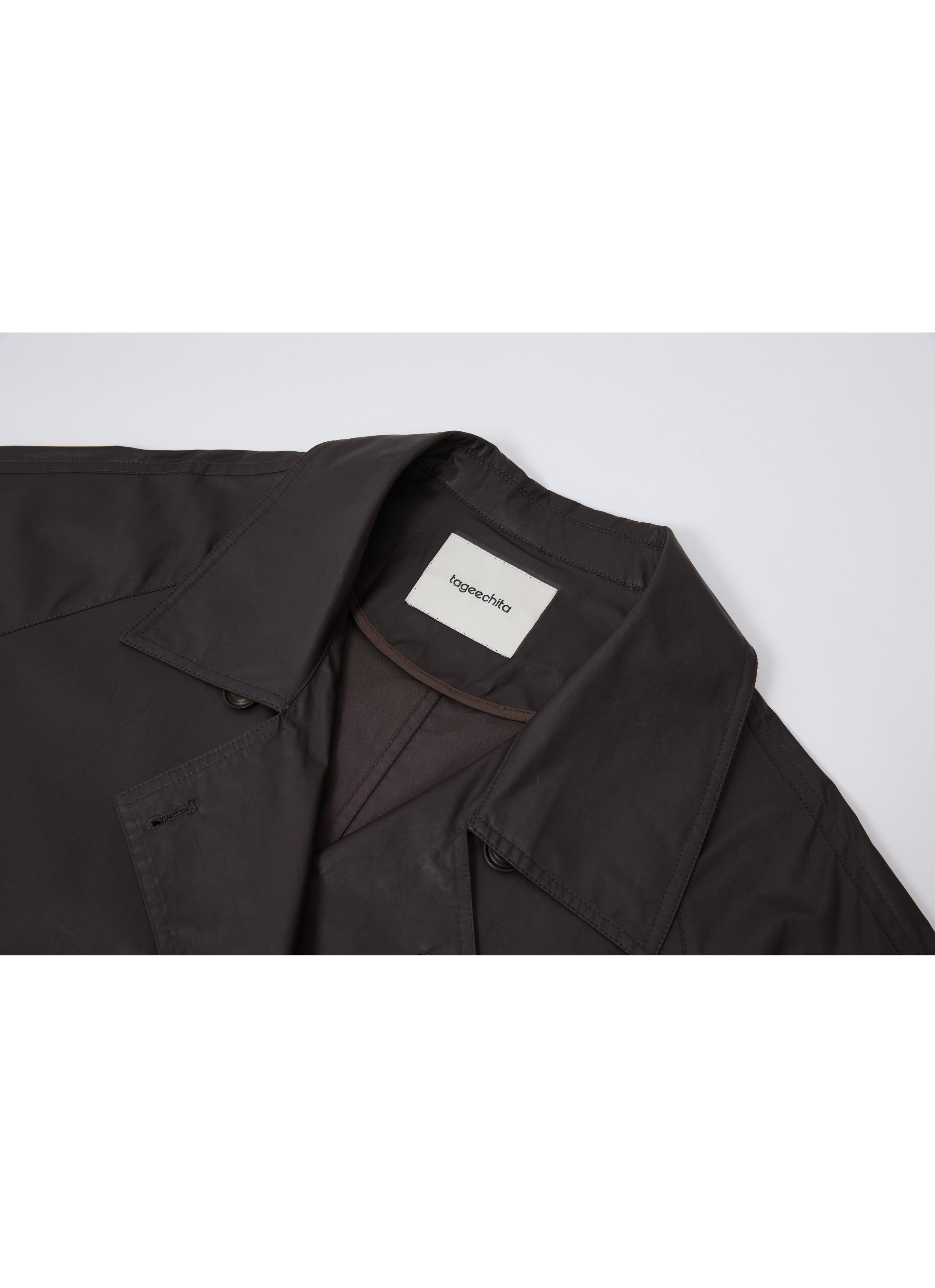 COATING TEXTURE LONG TRENCH / コーティングテクスチャーロングトレンチ