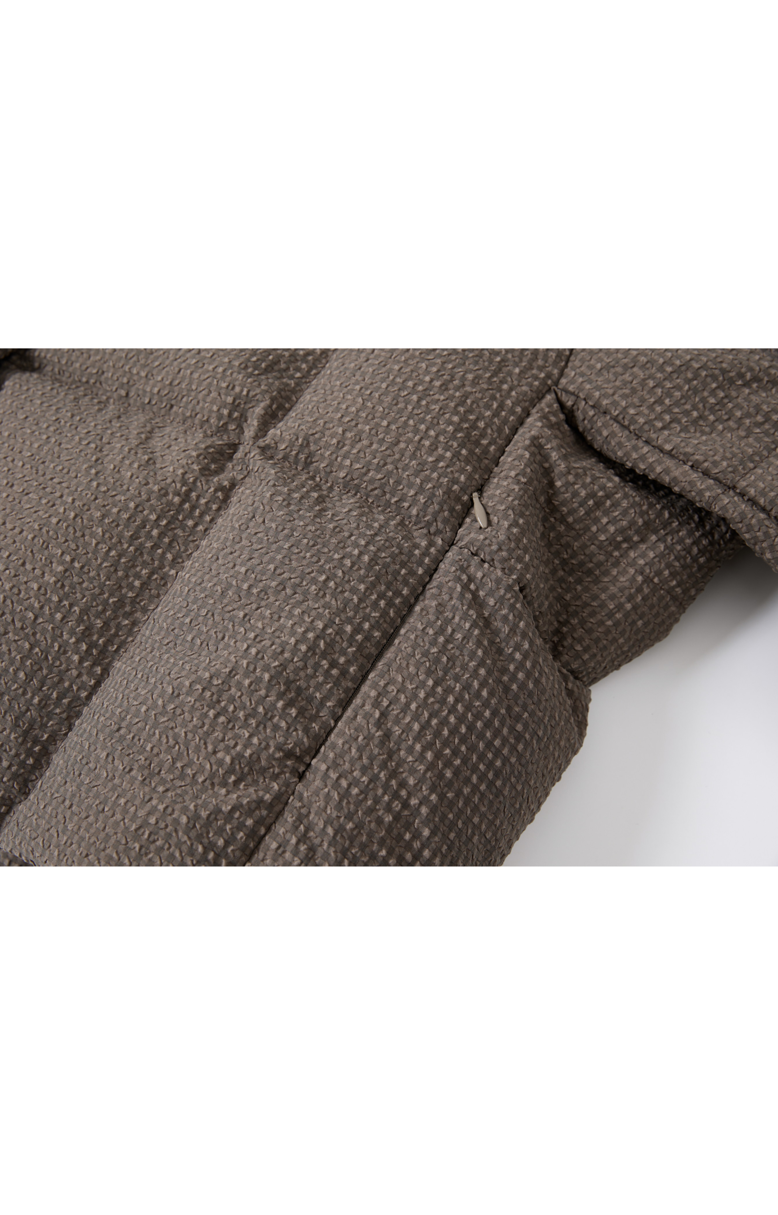 PUFF TEXTURE HOODED DOWN / 퍼프 텍스처 푸드 다운