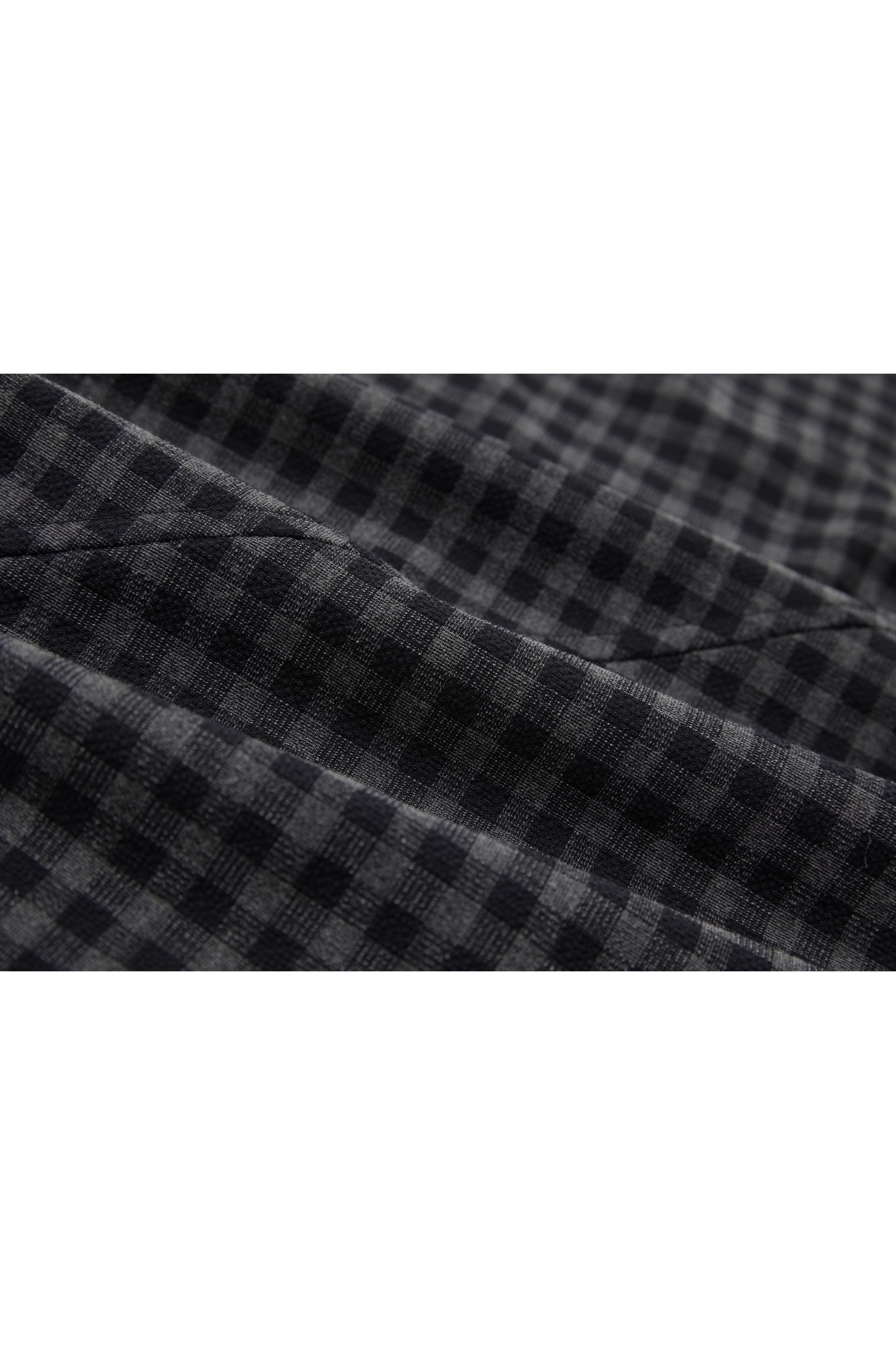 OFF TURTLE PLAID TOP