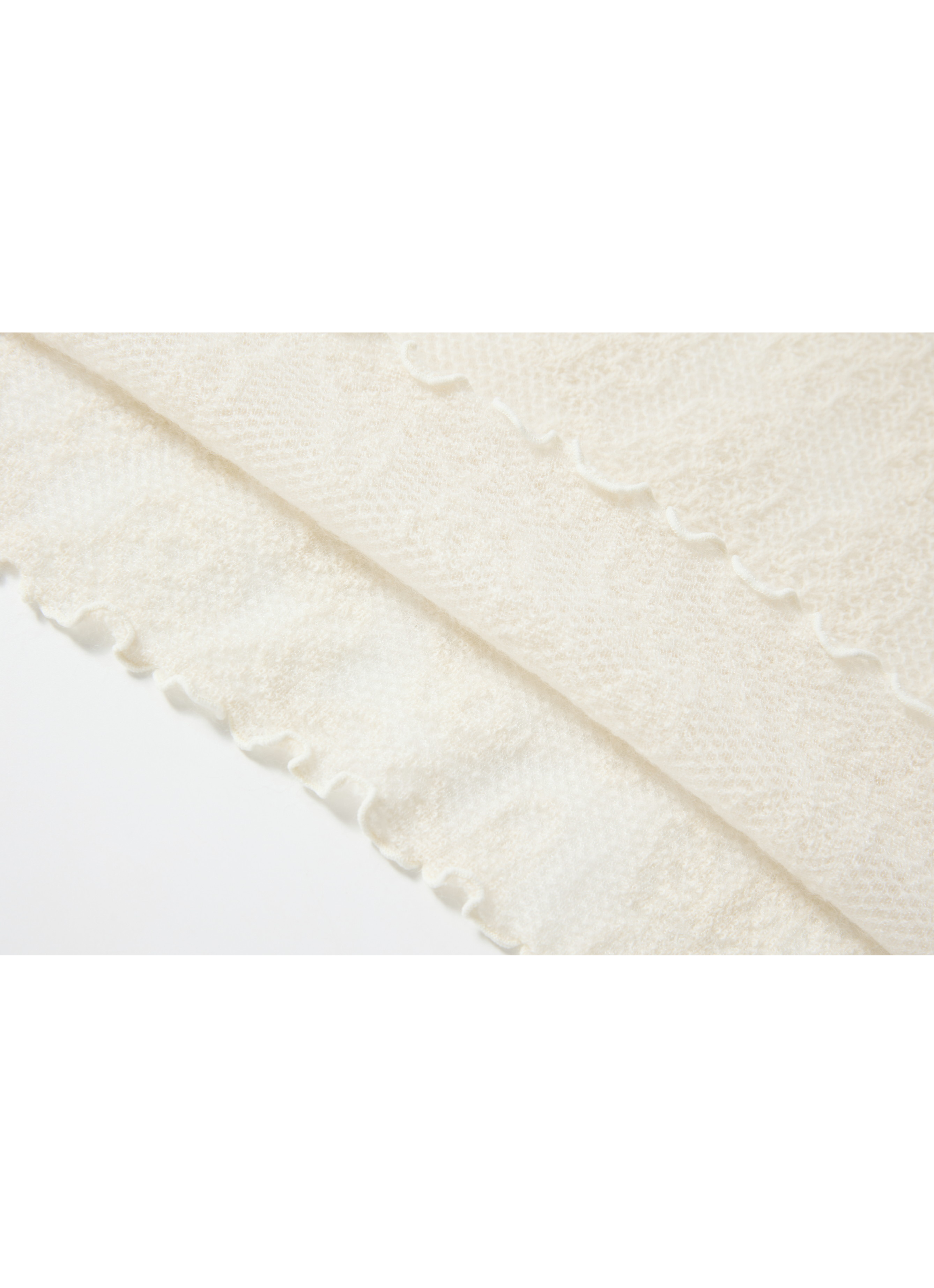SHEER JACQUARD WOOL SWEATER