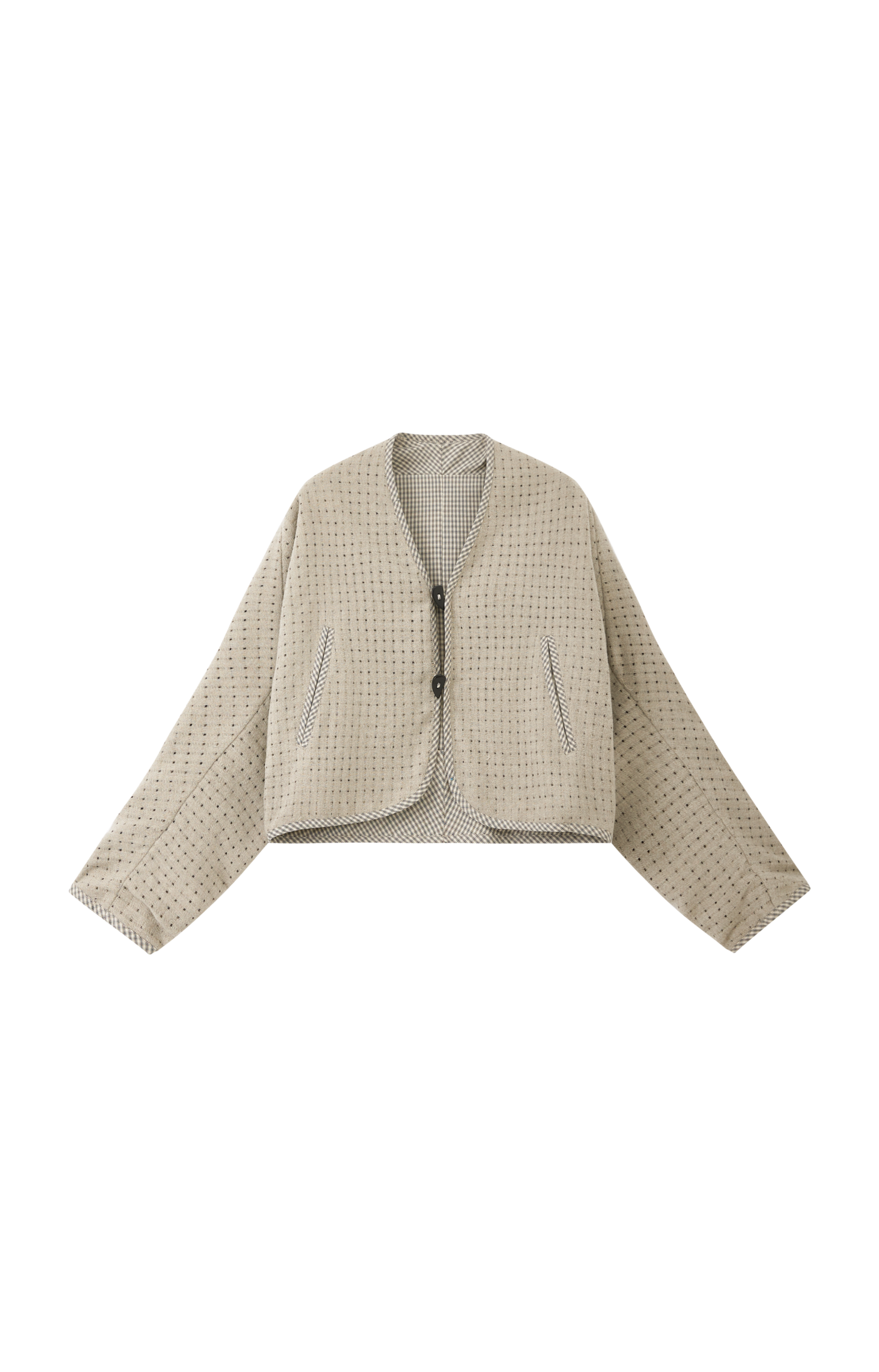 SQUARE MESH SOFT JACKET