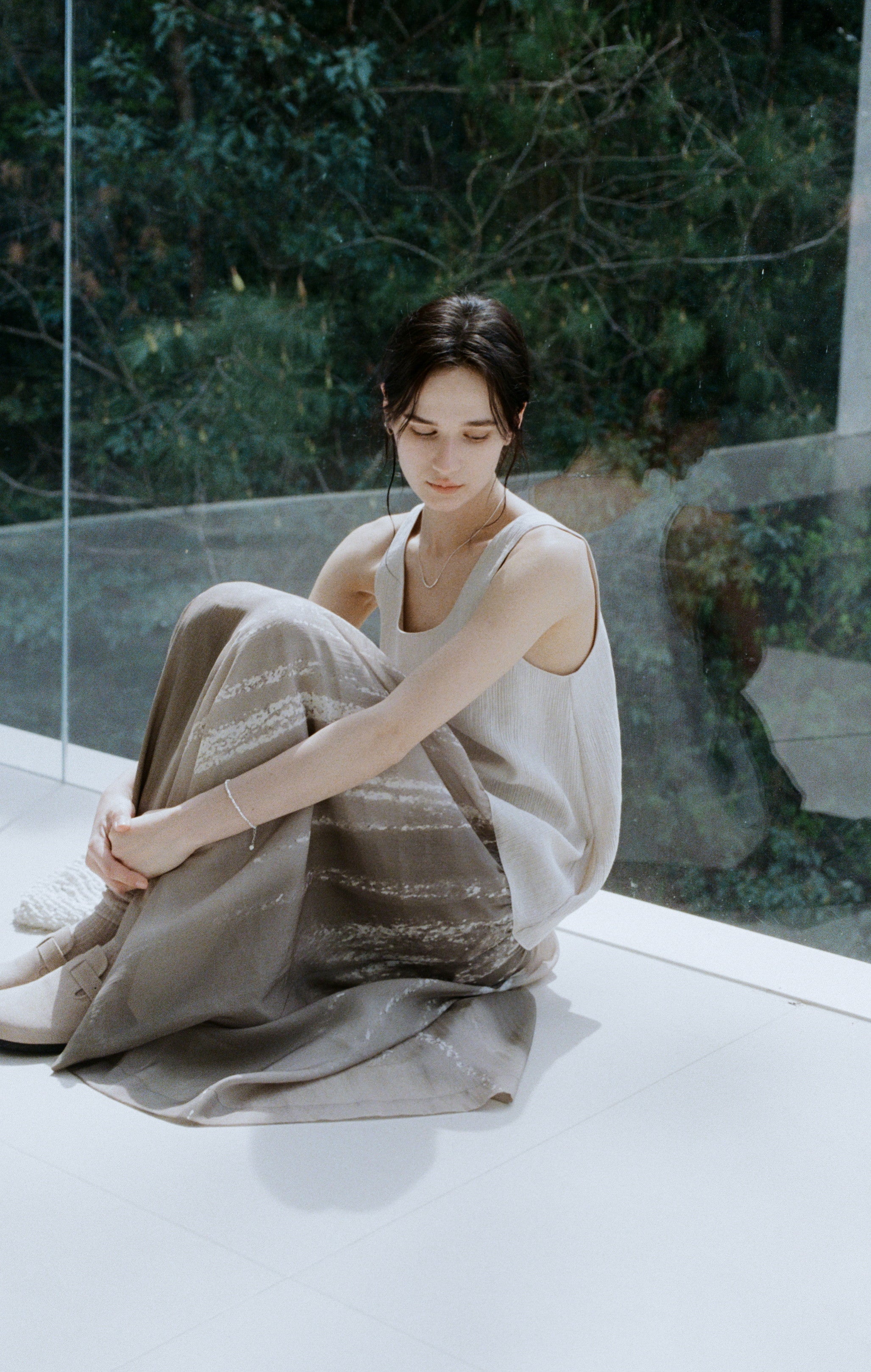 LIGHT SHADOW DOCKING DRESS