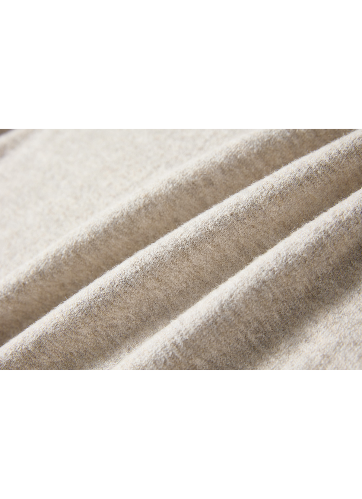 BUTTON HEM COWL SWEATER