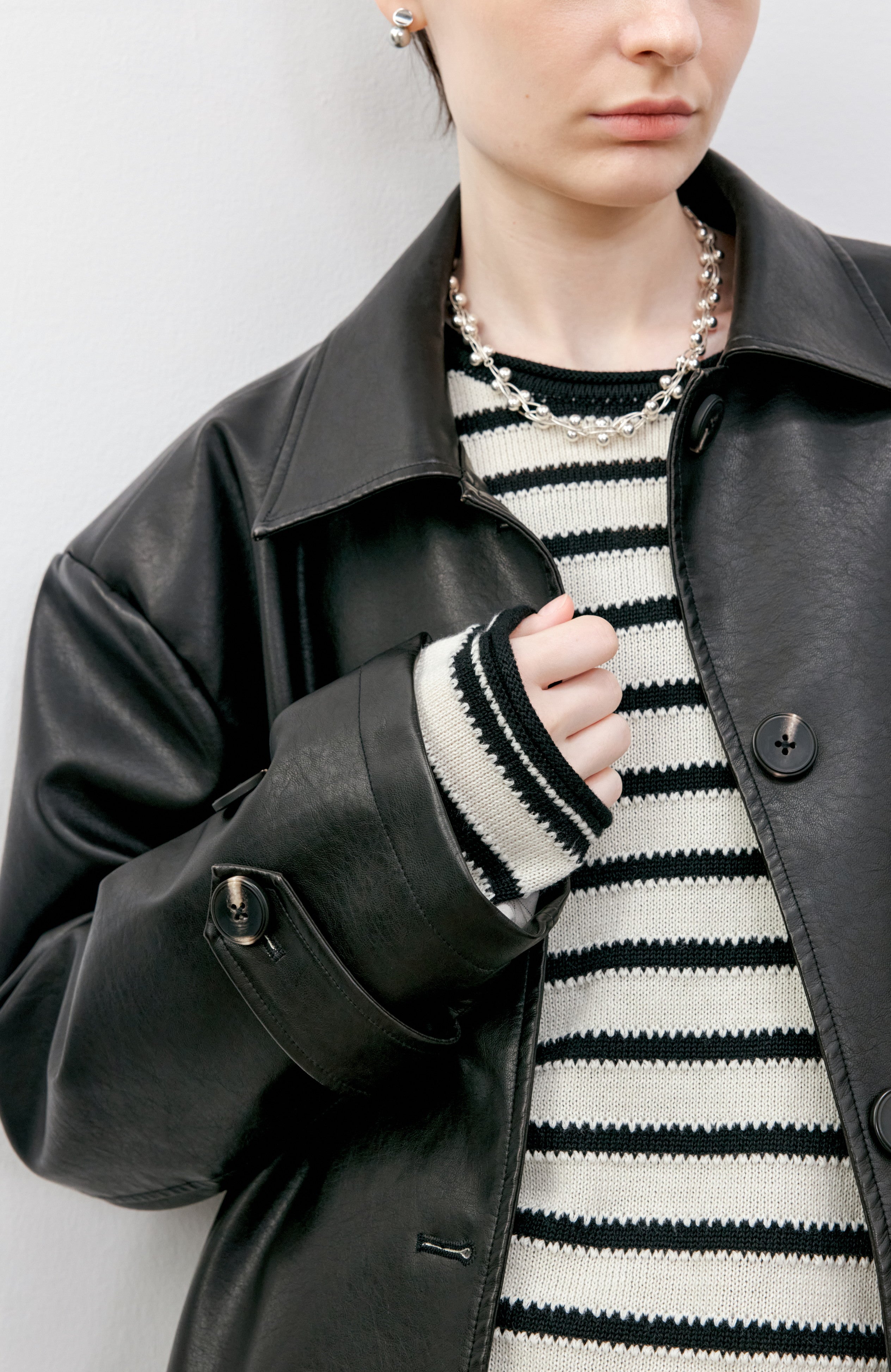 FULL STRIPE LOOSE SWEATER