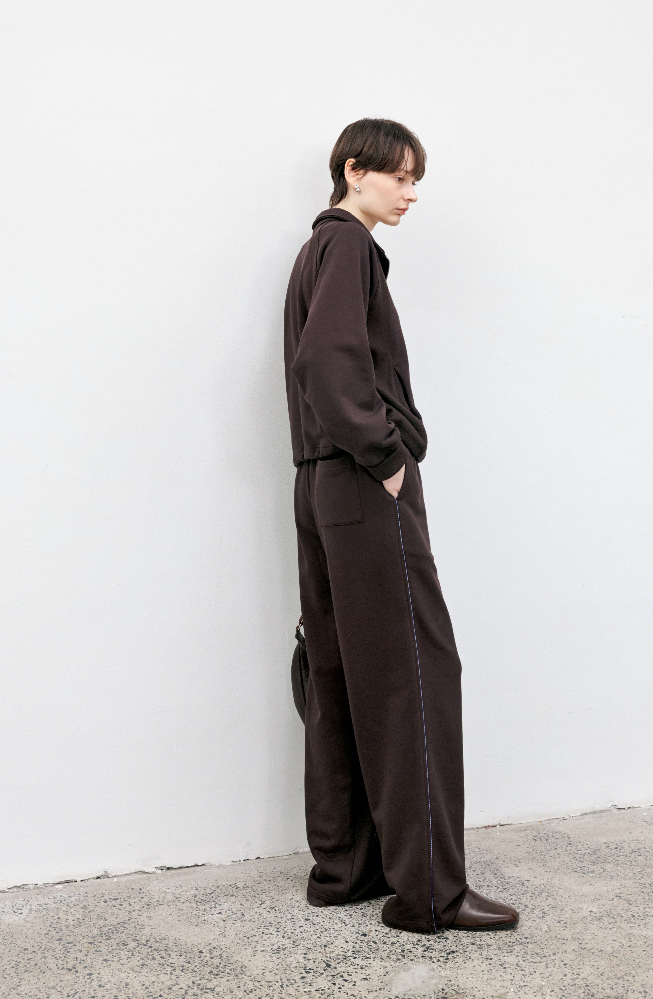 HALF ZIP CALM SWEATSHIRT / ハーフジップカームスウェット
