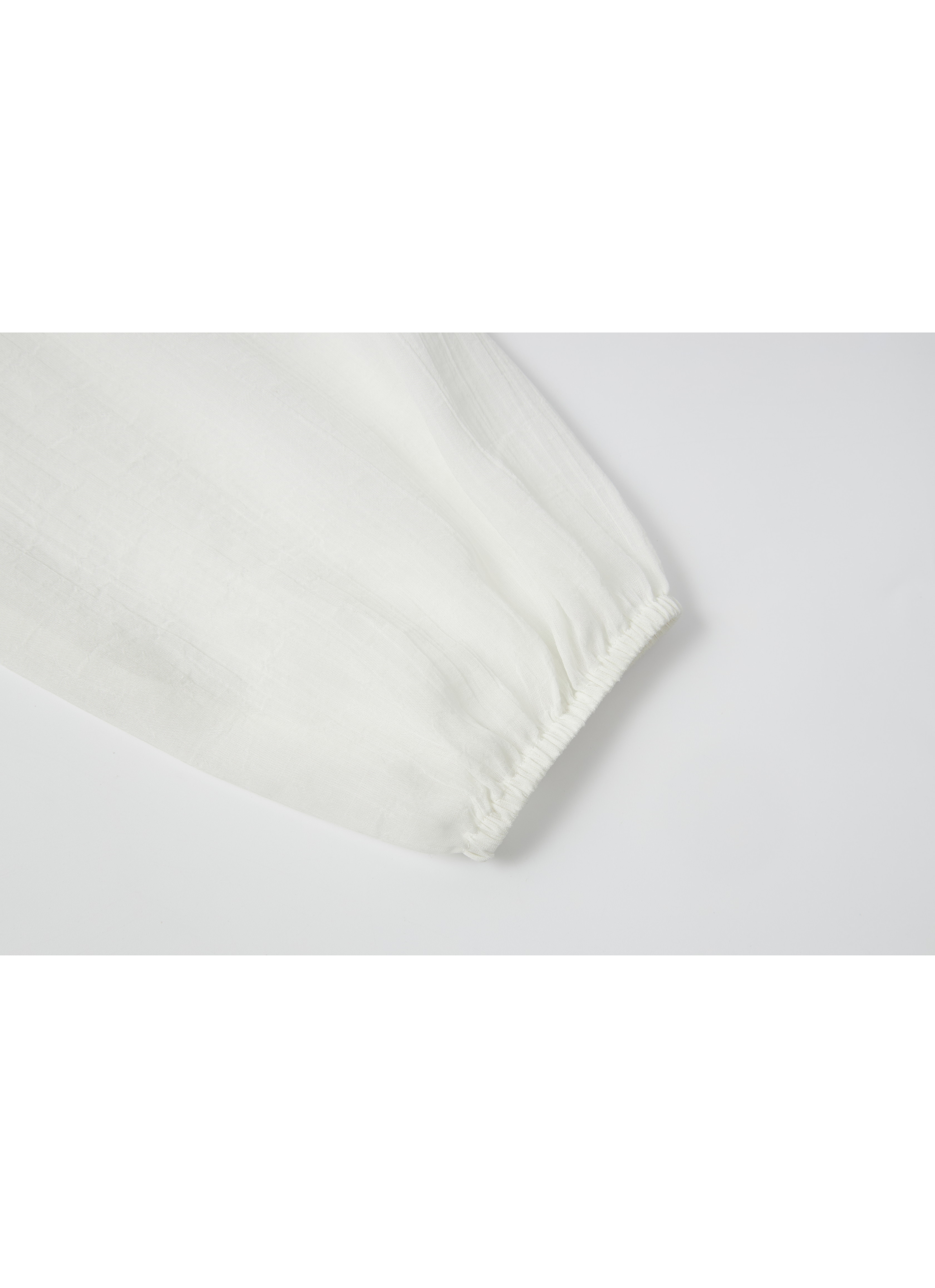 SHEER FRILL DRAPE BLOUSE / シアーフリルドレープブラウス